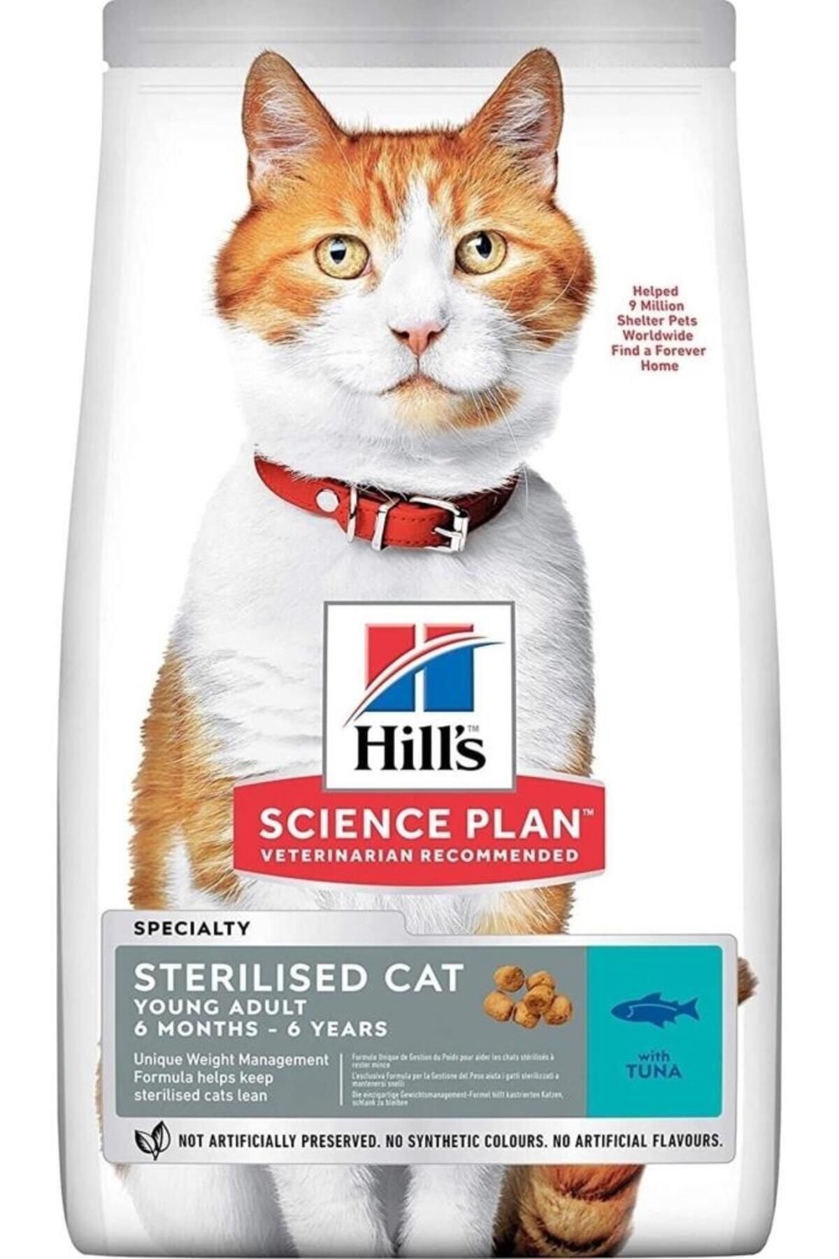 Hill's Adult Sterilised Cat Kısırlaştırılmış Ton Balıklı Yetişkin Kedi Maması 1,5 Kg