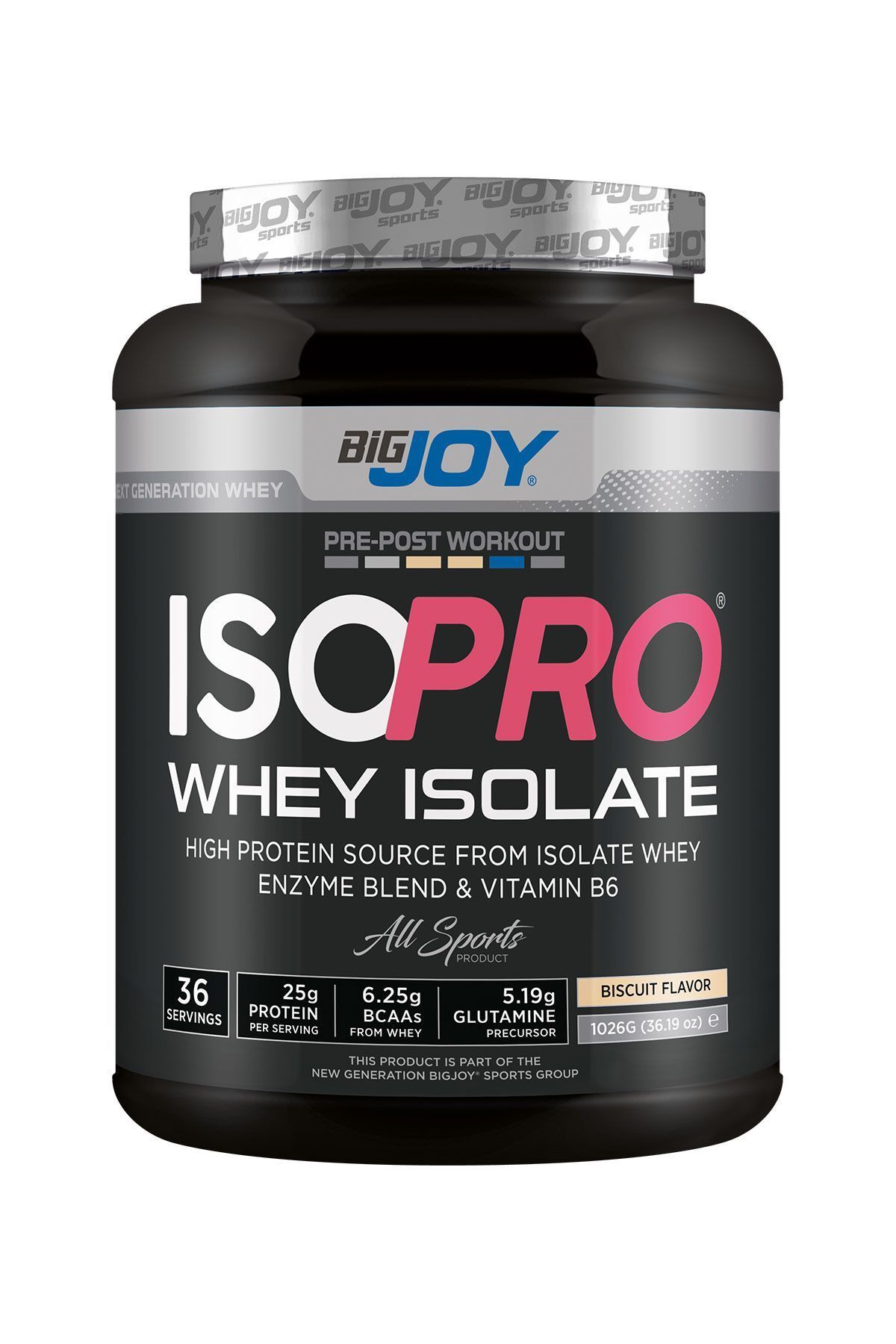 Bigjoy Sports BigJoy ISOPRO Isolate Protein 1028 gr BİSKÜVİ AROMALI
