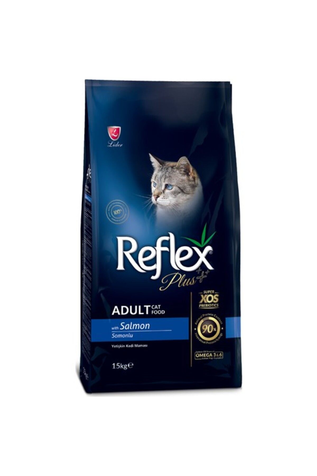 Reflex Plus Somonlu Kedi Maması 15 Kg