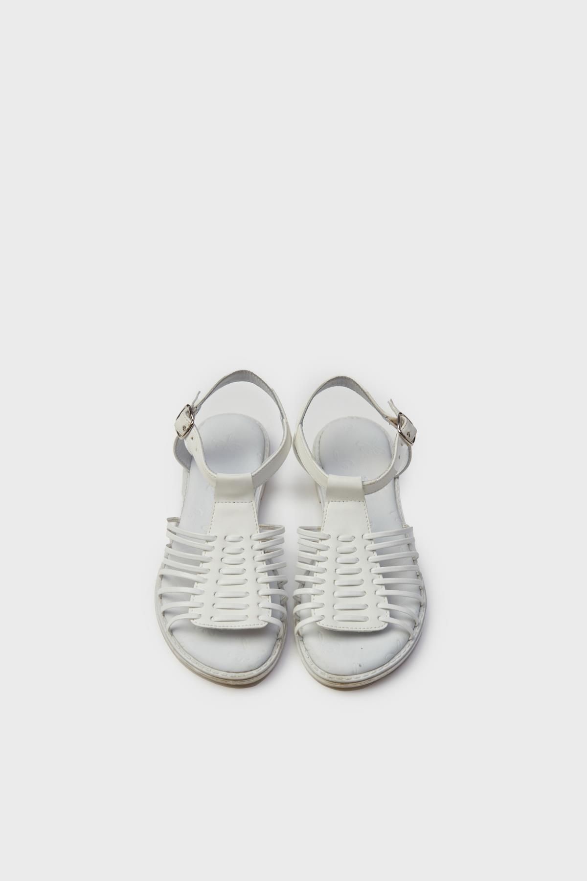 Tyess BG Store Kız Çocuk Beyaz Ayakkabı