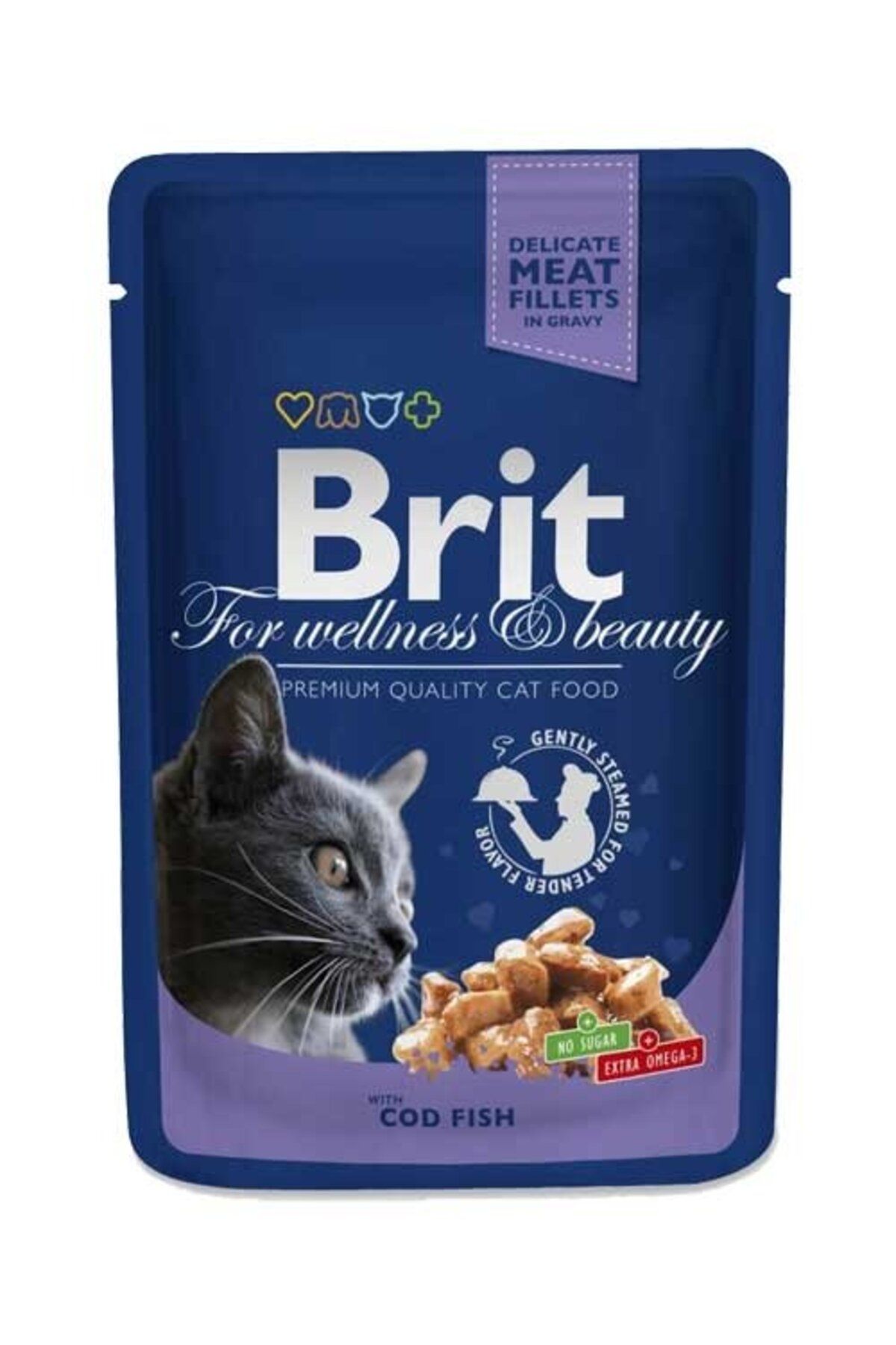 Brit Care Brit Premium Morina Balıklı Yetişkin Yaş Kedi Maması 100 gr