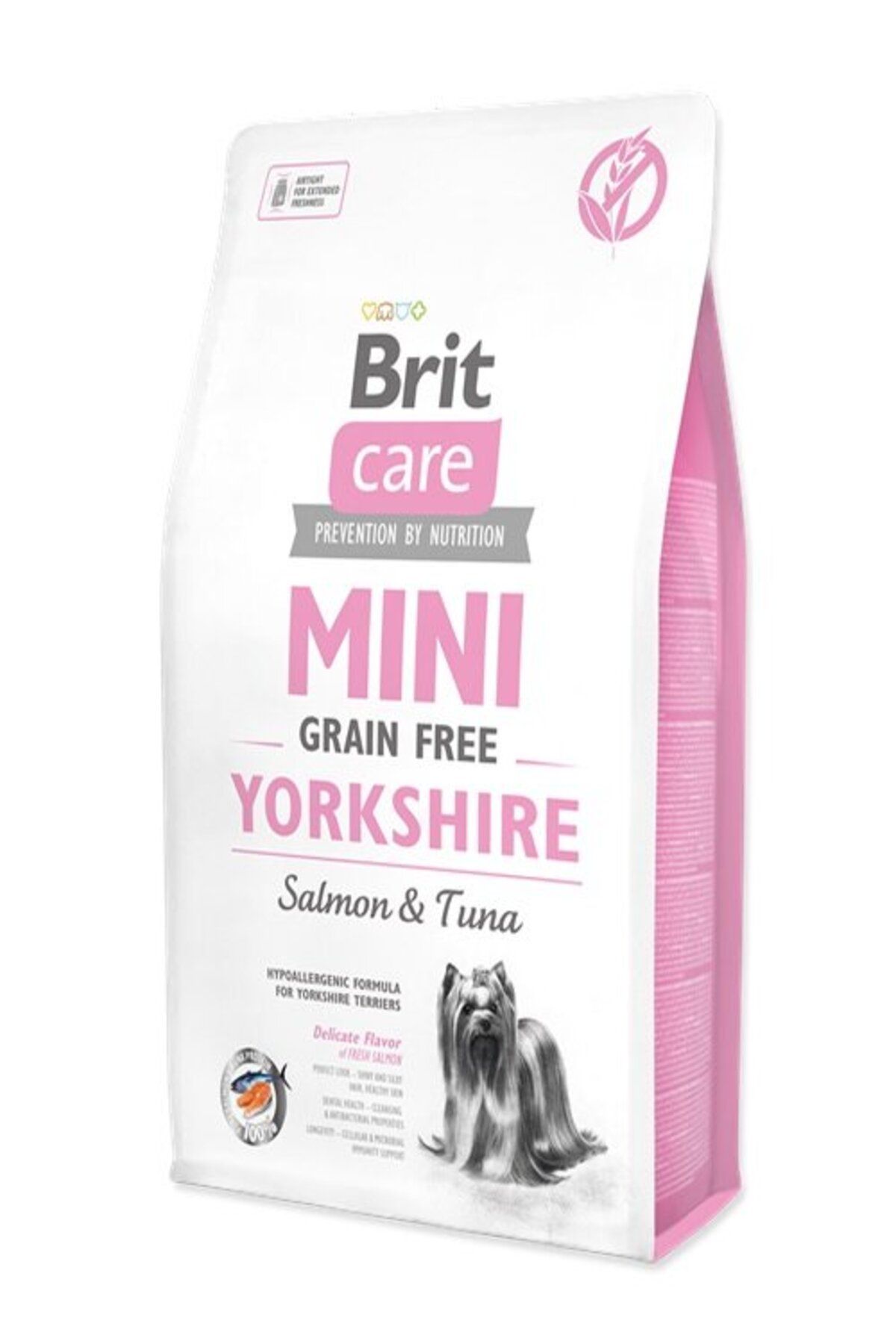 Brit Care Care Grain-free Tahılsız Somonlu Ve Ton Balıklı Yorkshire Mini Irk Yetişkin Köpek Kuru Maması 2