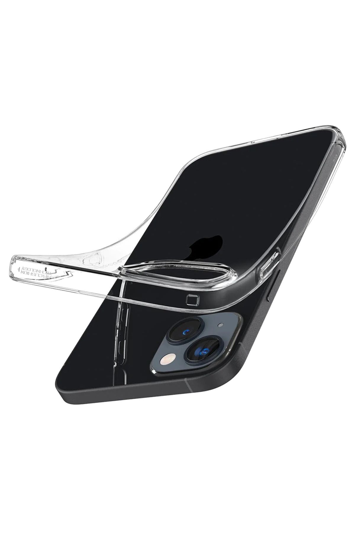Spigen iPhone 14 Plus Kılıf Liquid Crystal 4 Tarafı Tam Koruma Crystal Clear - ACS04887