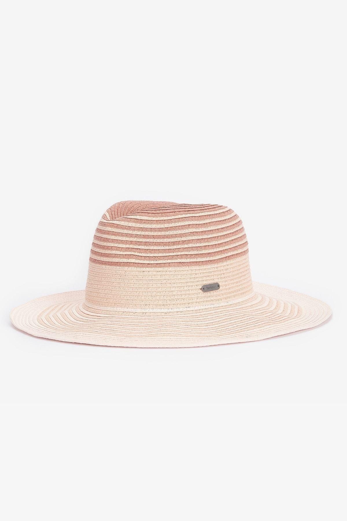 Barbour Adria Fedora Hasır Şapka Pı31 Primrose Pink