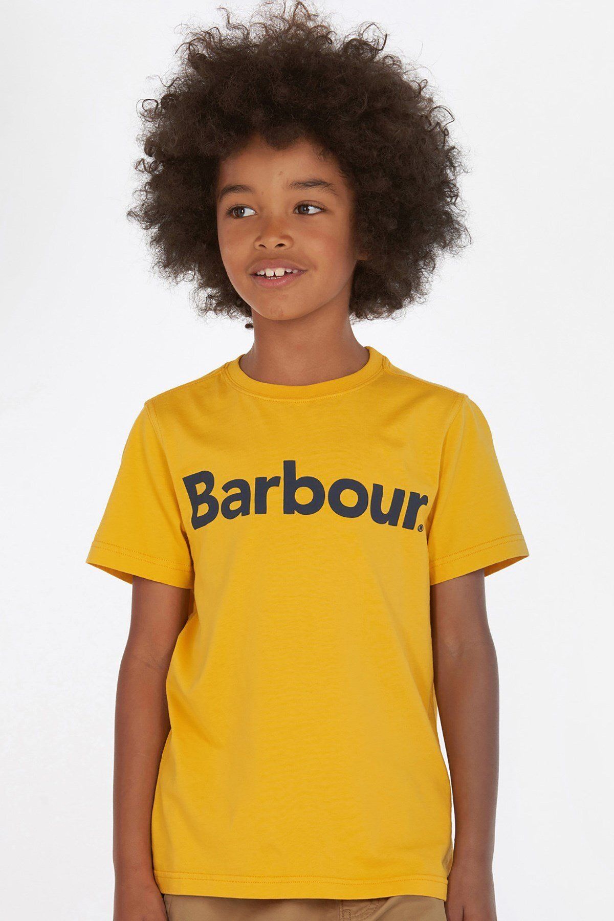 Barbour Erkek Çocuk Logo T-shirt Ye31 Yolk