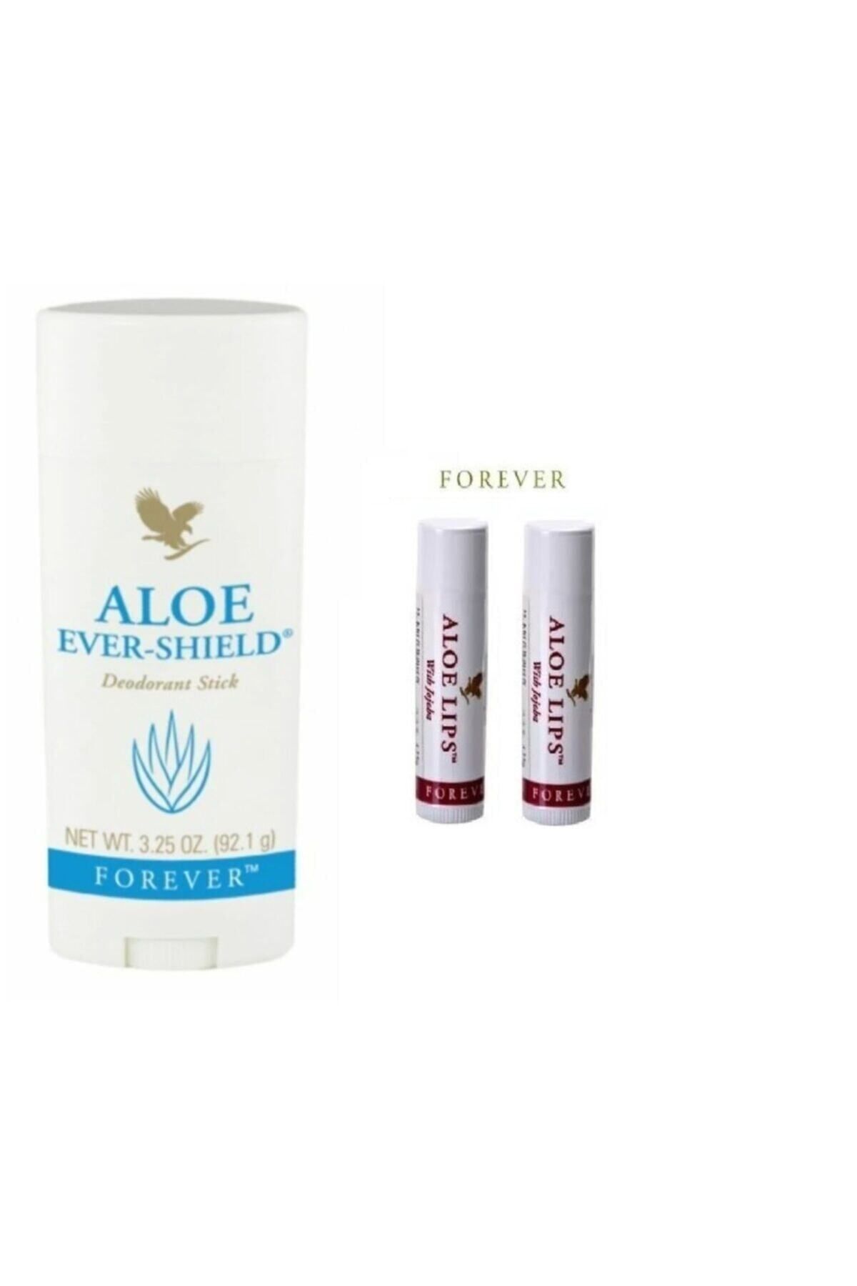 Forever Aloe Deodorant 1 Adet (STİCK, ROLLON,) Ve 2 Adet Aloe Lips -067 - 022