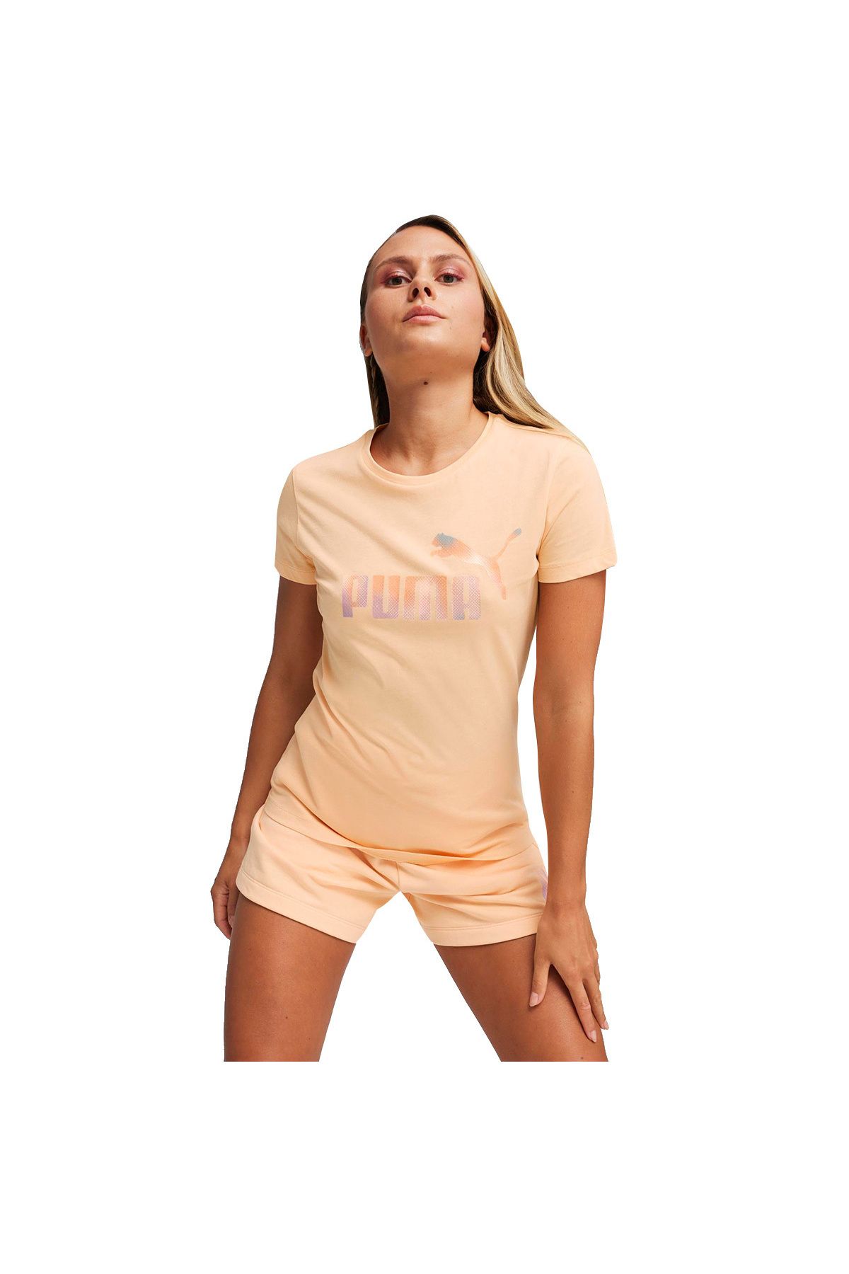 Puma Essentials+ Kadın Pembe Günlük Stil T-Shirt 67992145