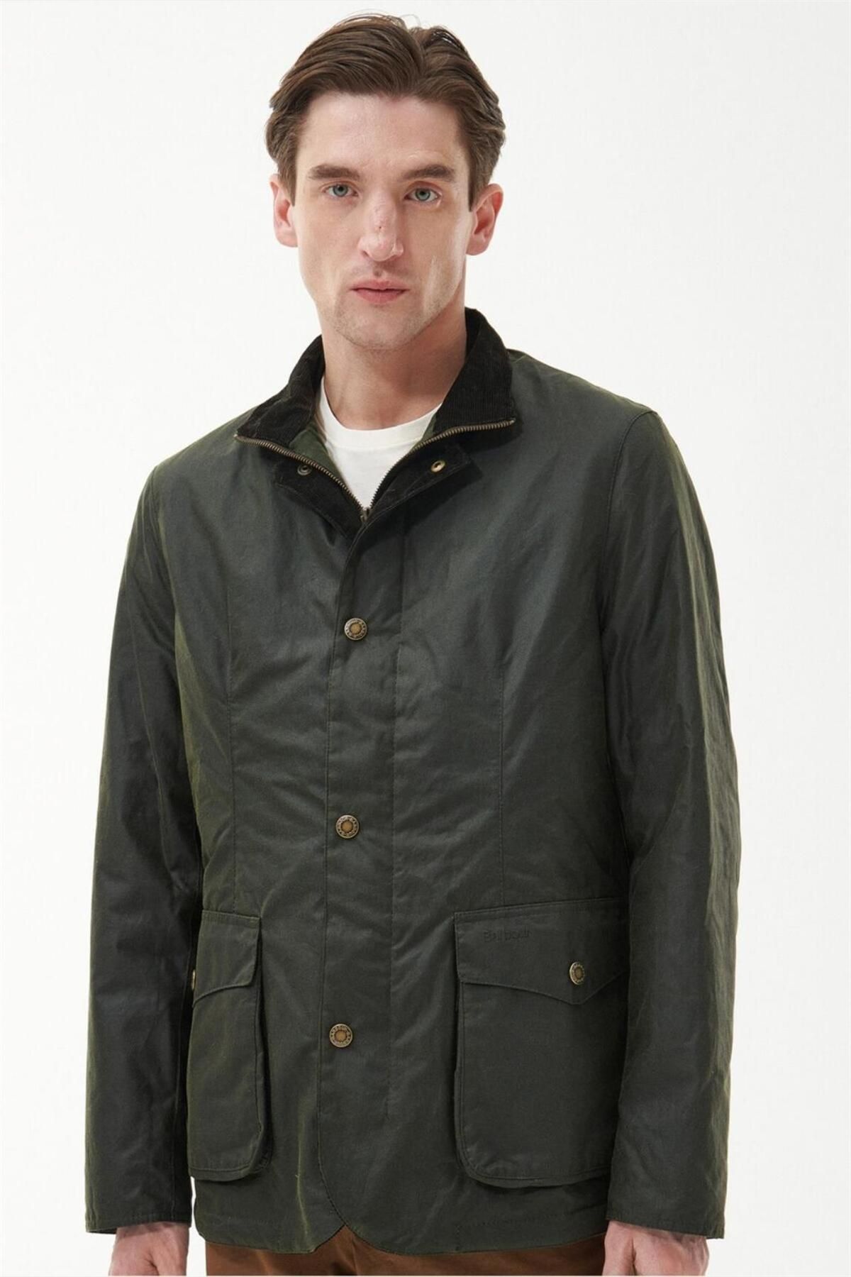 Barbour Compton Yağlı Ceket Ol52 Fern