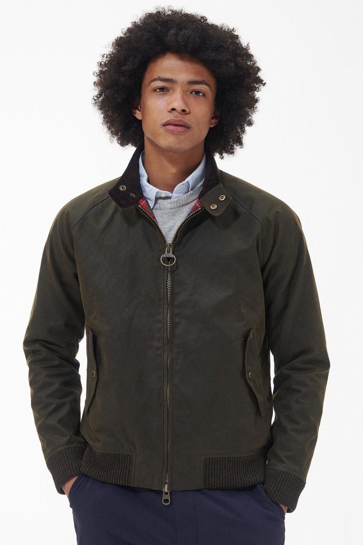 Barbour X Baracuta Porton Yağlı Ceket Ol52 Olive