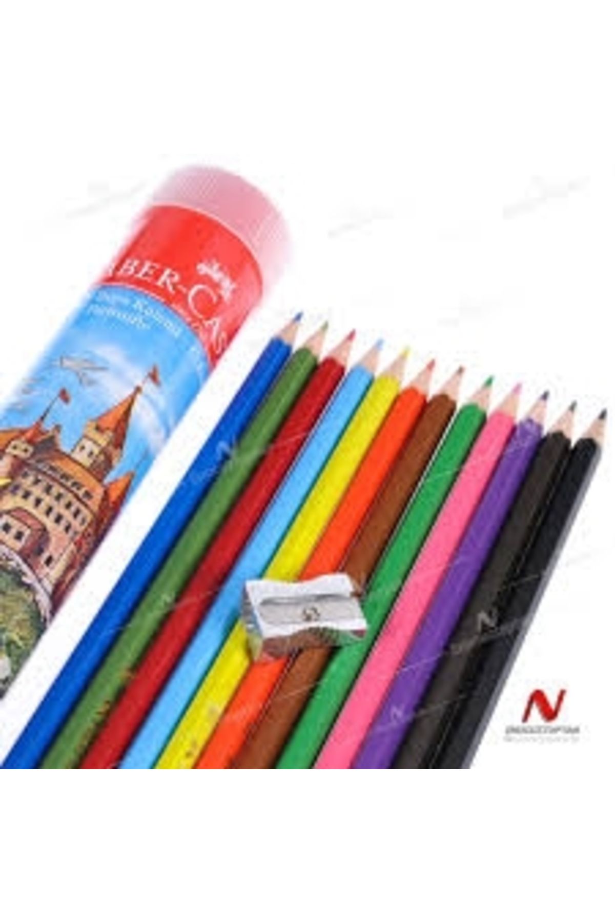 Faber Castell Redlıne 12 Renk Kuruboya Metal Tüp