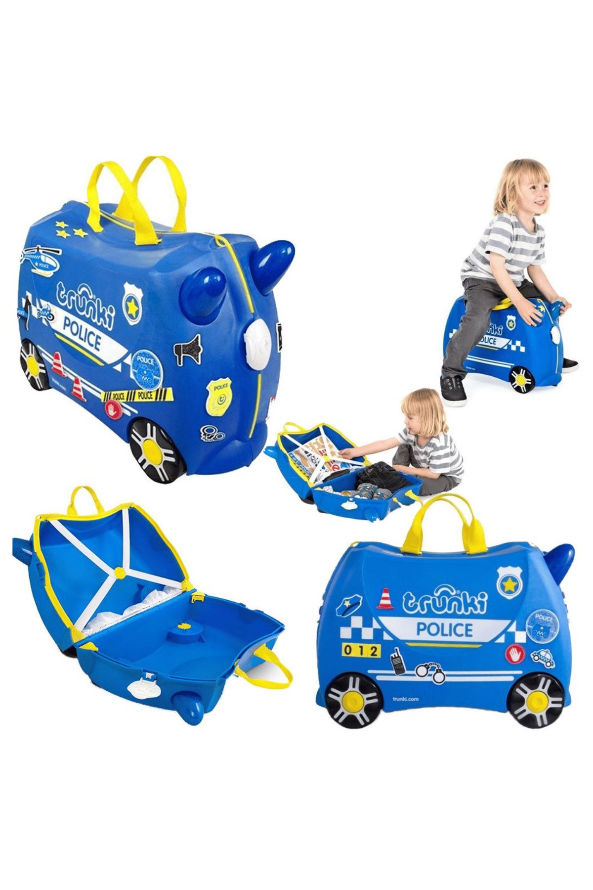 Trunki Arabası Percy Binilen ve Sürülen Çocuk Bavulu