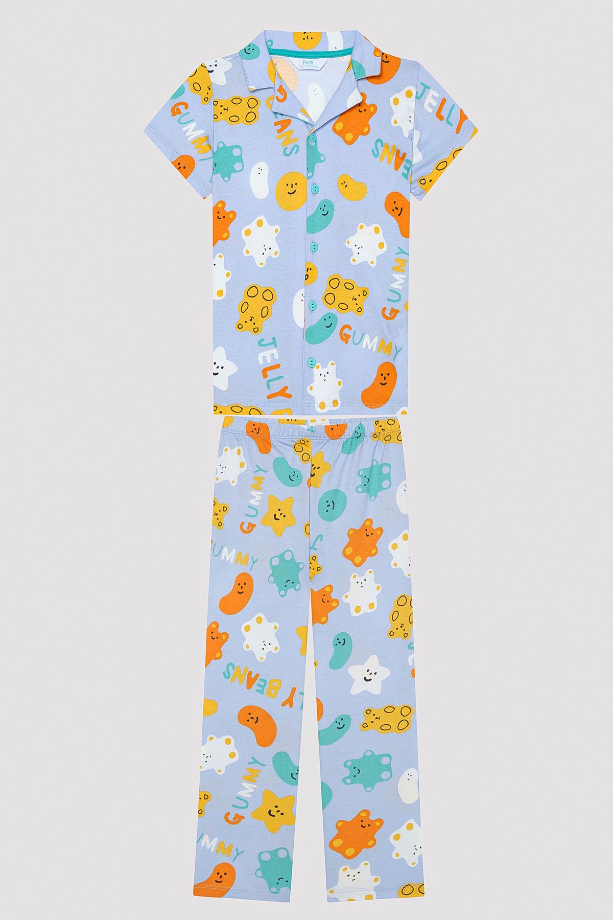 Penti Erkek Çocuk Bonbon Çok Renkli Pijama Takımı