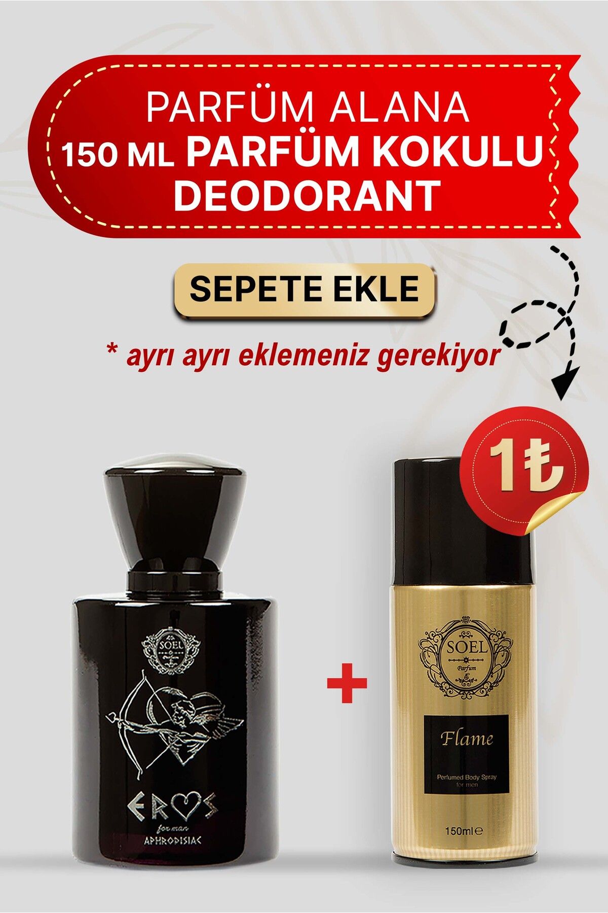 Soel Parfüm Parfüm Eros 50ml Edp Erkek Parfümü Nich Serisi
