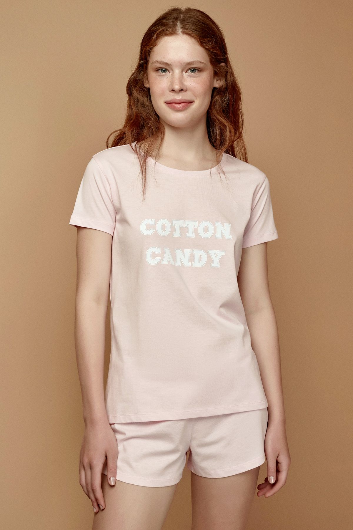 Penti Base Cotton Candy Şort Pijama Takımı