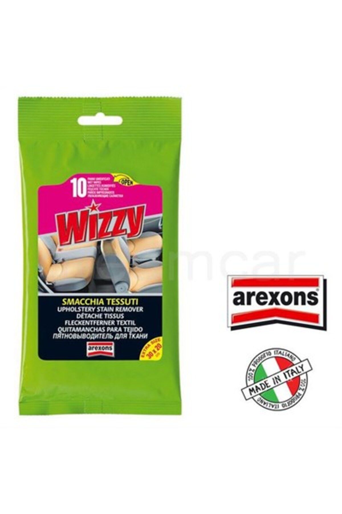 Arexons Wizzy Kumaş Döşeme Leke Çıkarıcı Mendili Made In Italy