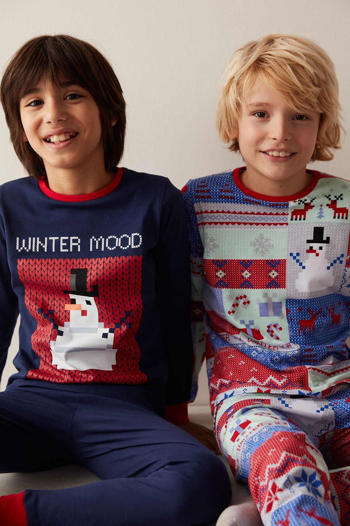 Penti Erkek Çocuk Kış Temalı Pijama Takımı