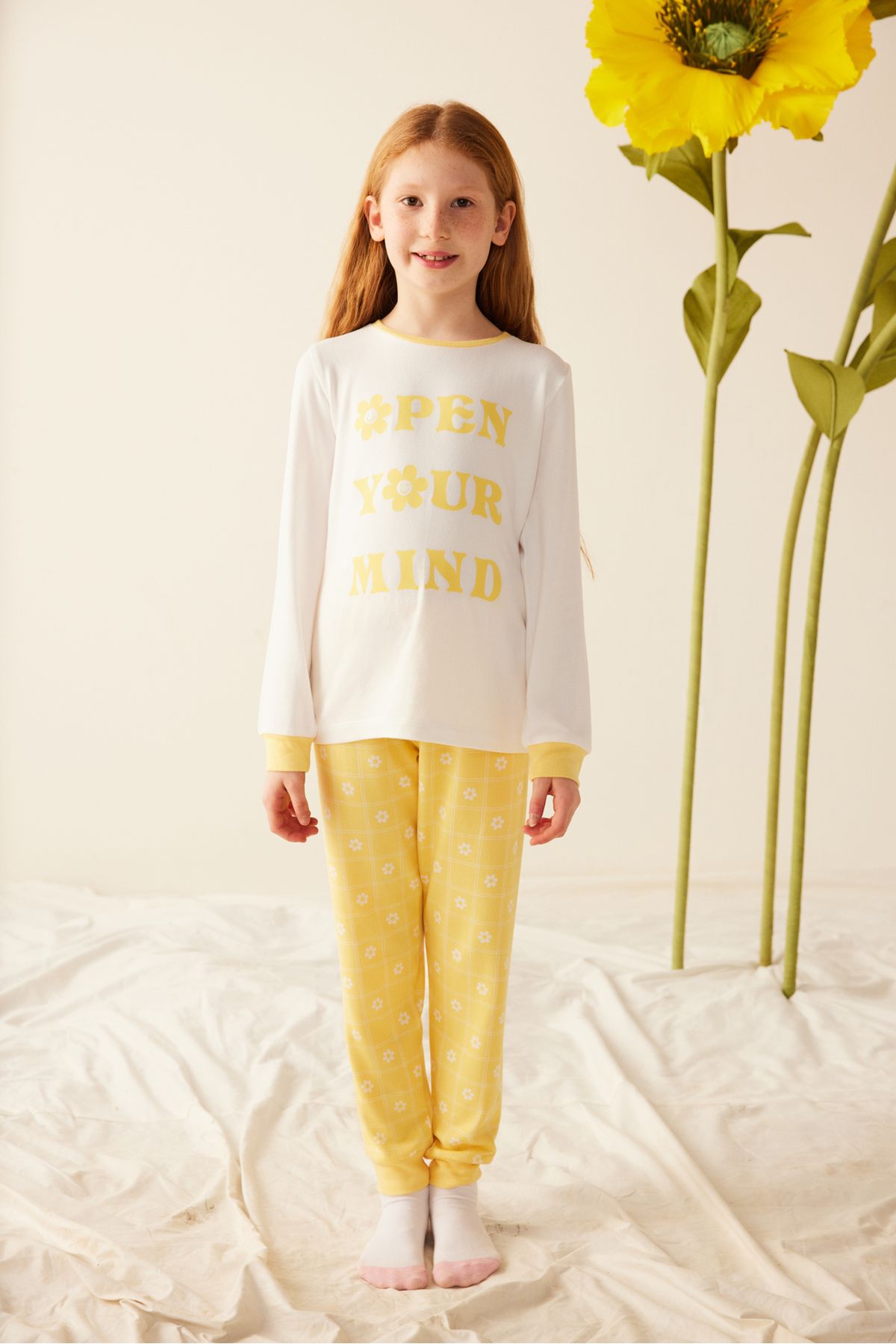 Penti Çok Renkli Kız Çocuk Diasy Termal Pijama Takımı