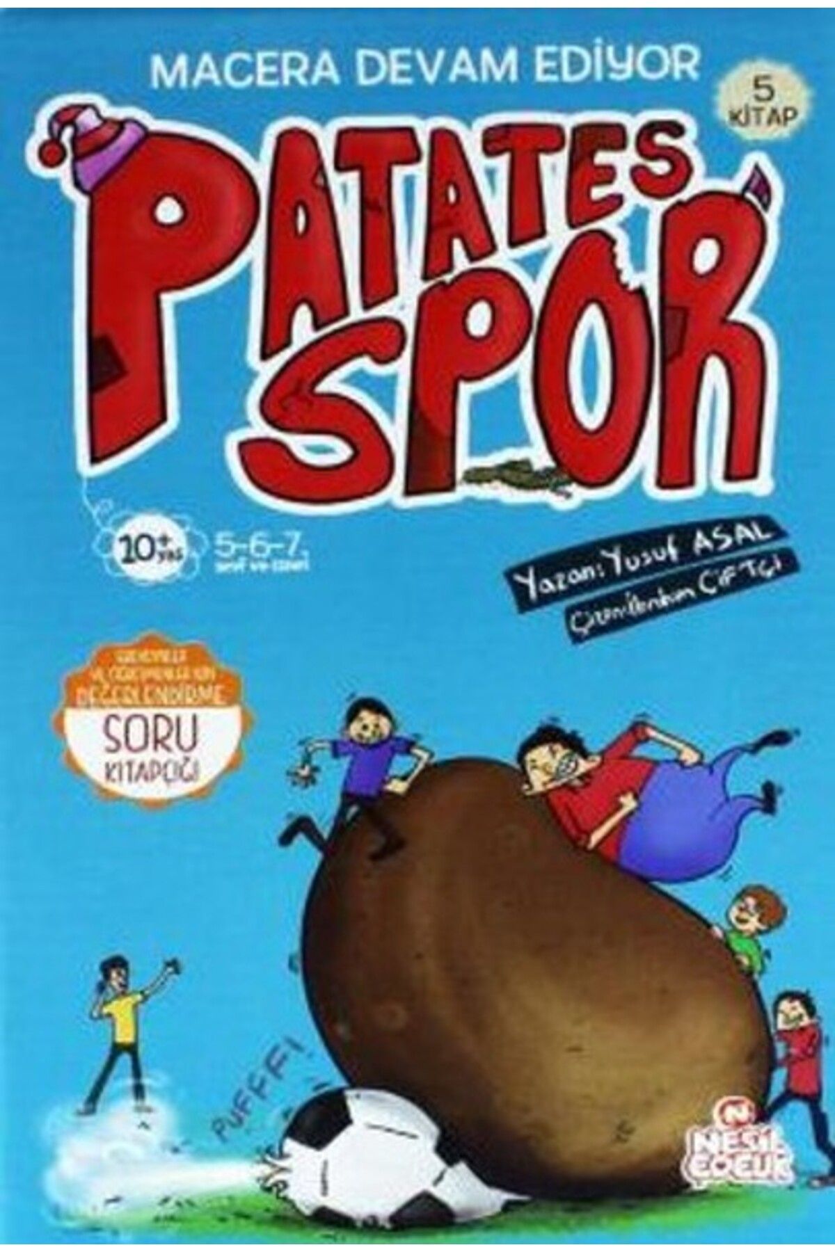 Nesil Çocuk Yayınları Patates Spor 5 Kitap Set 10 Yaş