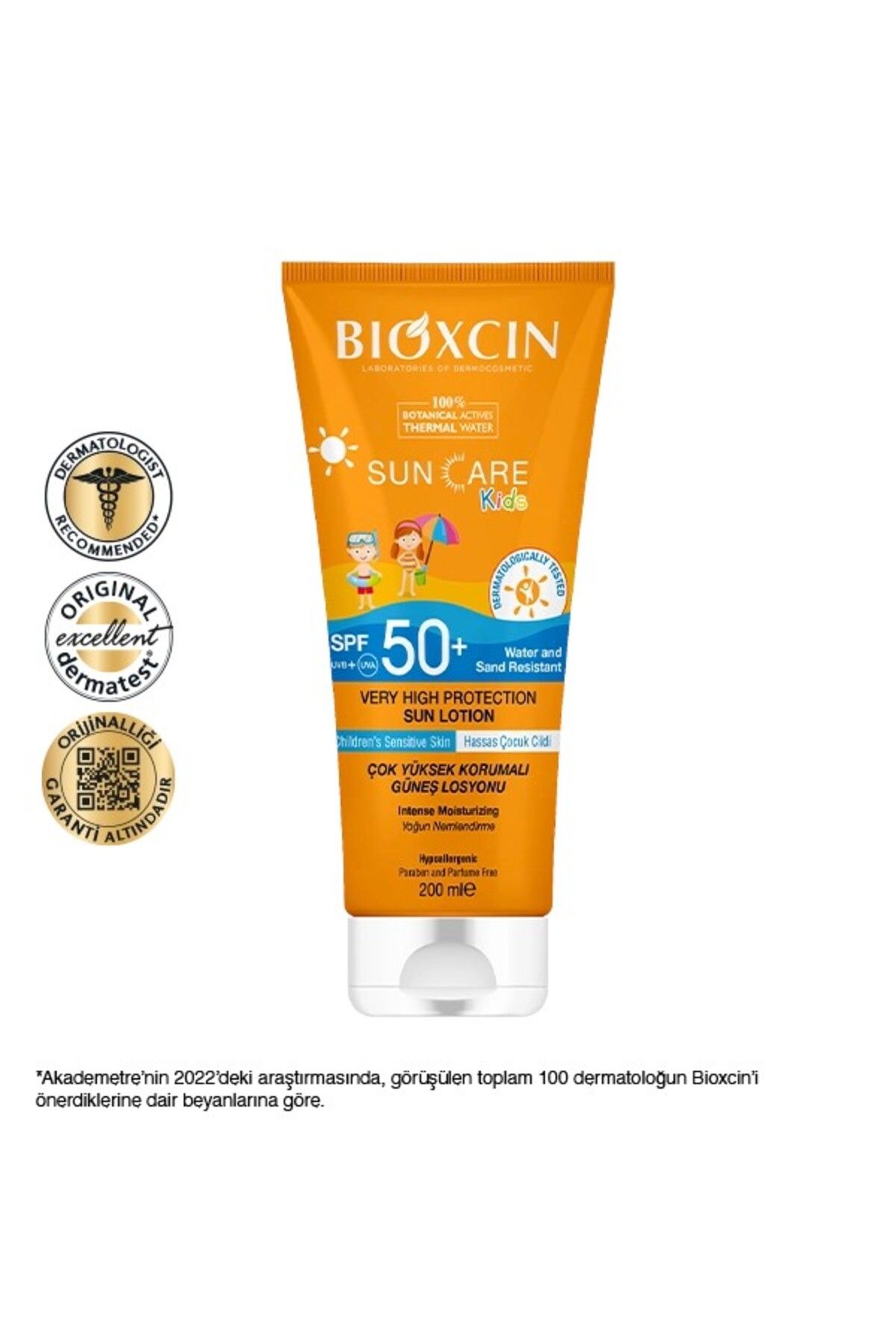 Bioxcin Sun Care Çocuklar için Güneş Losyonu SPF 50+ 200 ml