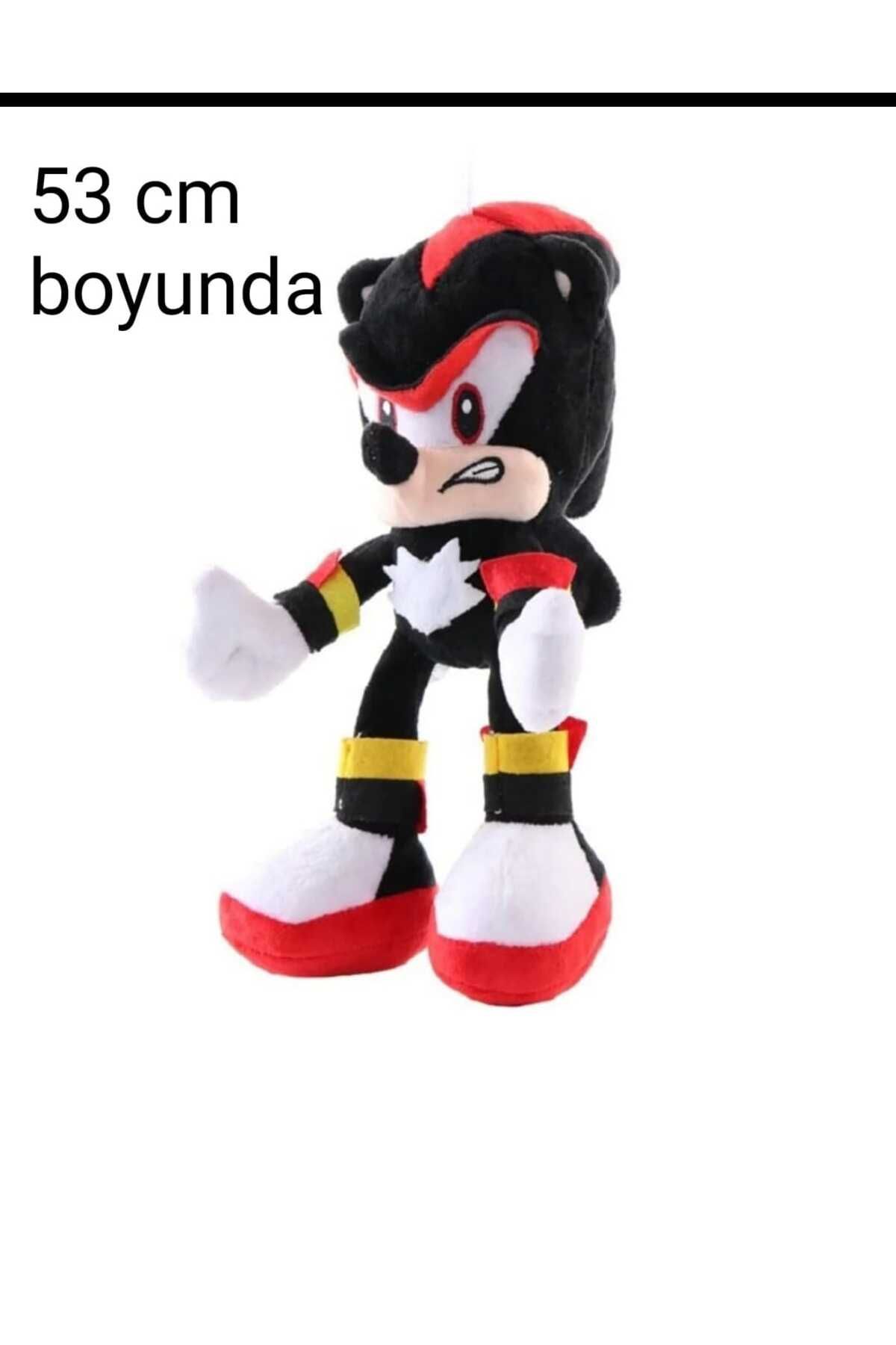 Sekk O (45 Cm ) Siyah Sonic Boom Arkadaşları Büyük Boy Kirpi Sonic Peluş Oyuncak