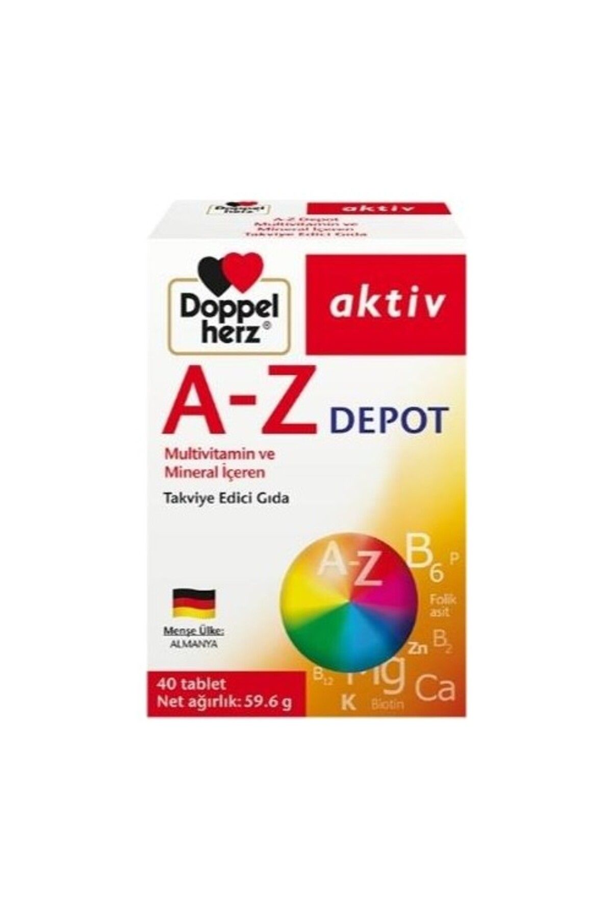 Doppelherz A-z Depot Multivitamin Içeren Takviye Edici Gıda 40 Tablet