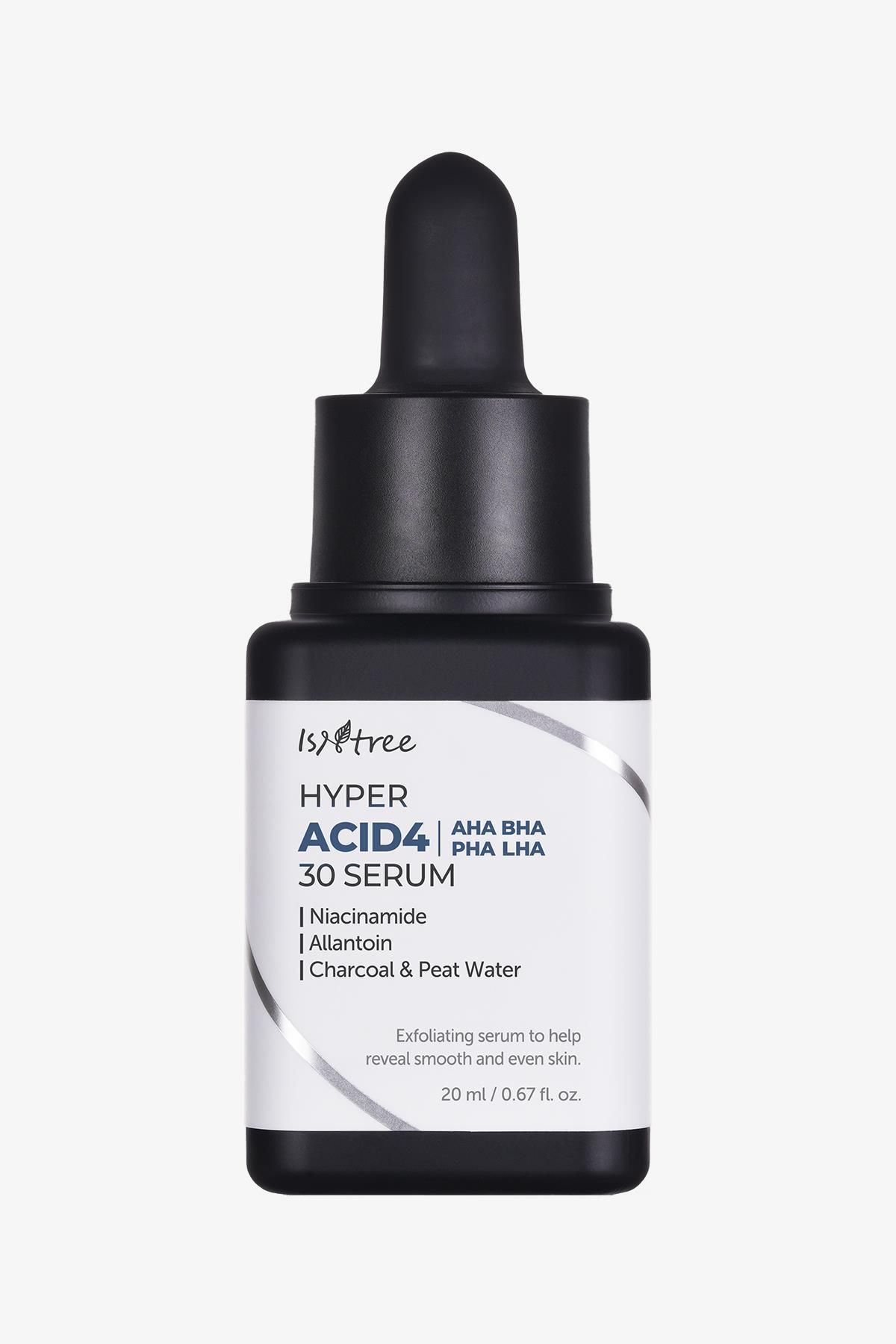 Isntree Hyper Acid4 AHA BHA PHA LHA 30 Serum 20 ML ( Cilt Tonu Eşitleyici ve Arındırıcı Peeling Serumu)