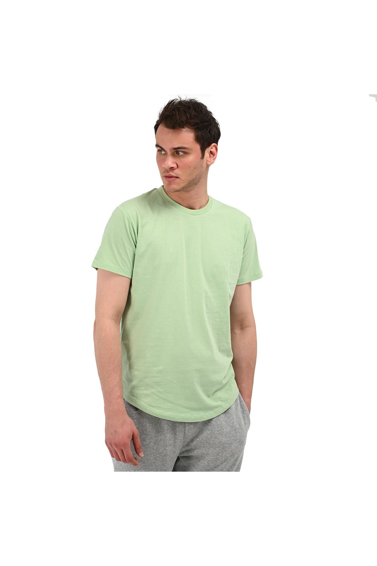 Sportive Ognian Erkek Yeşil Günlük Stil T-Shirt 24YETL18D05-YSL