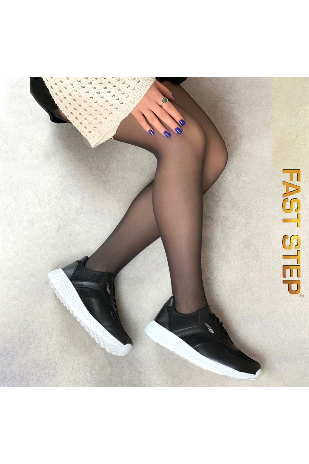 Fast Step Kadın Günlük Sneaker Rahat Bağcıklı Spor Yazlık Hafif Ayakkabı 416za100
