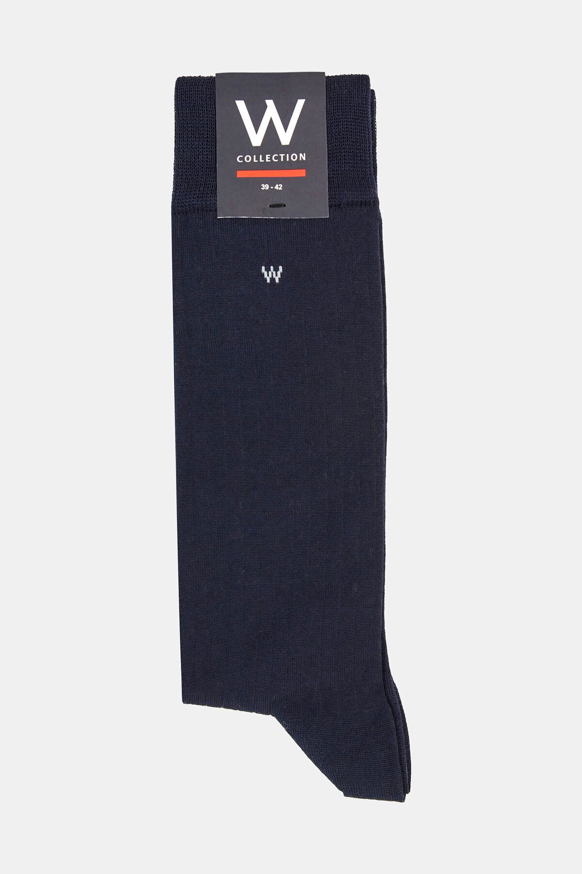 W Collection Lacivert Uzun Soket Çorap