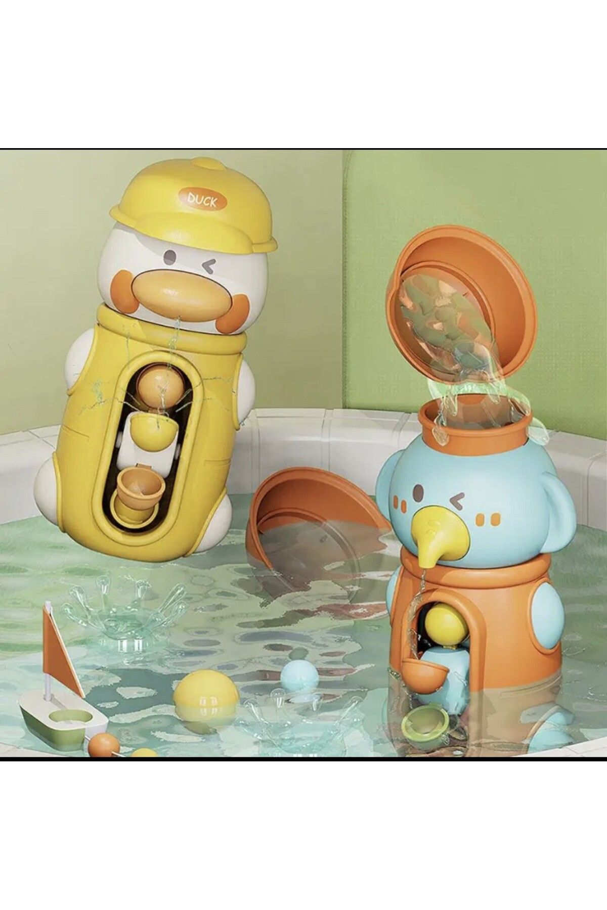 next station Yeni Sevimli Fil Bebek Duş Banyo Oyuncakları Çocuk Su Oynamak  İçin Vantuz ile  Su Oyunları