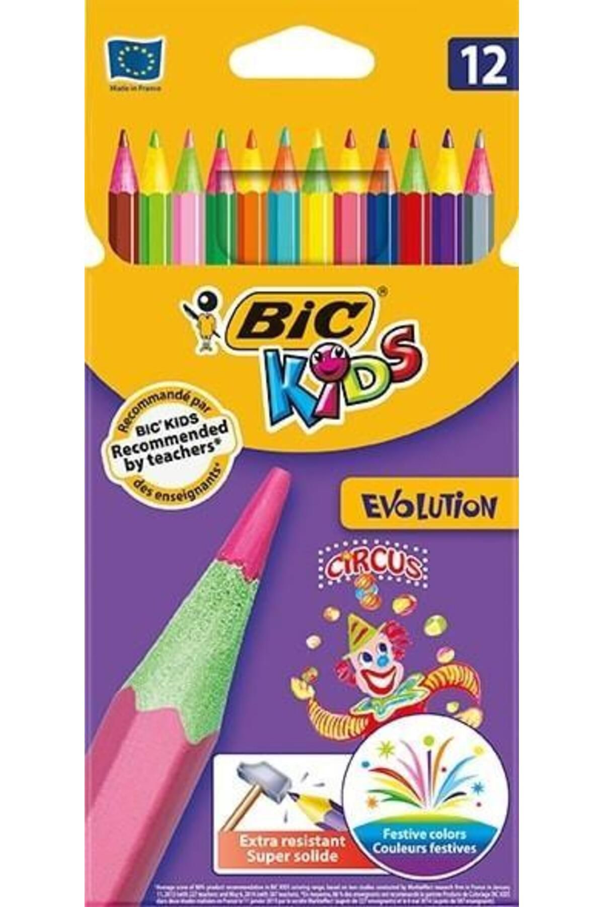 Bic Kuru Boya 12 Renk 1/1 Evolution Circus 895789