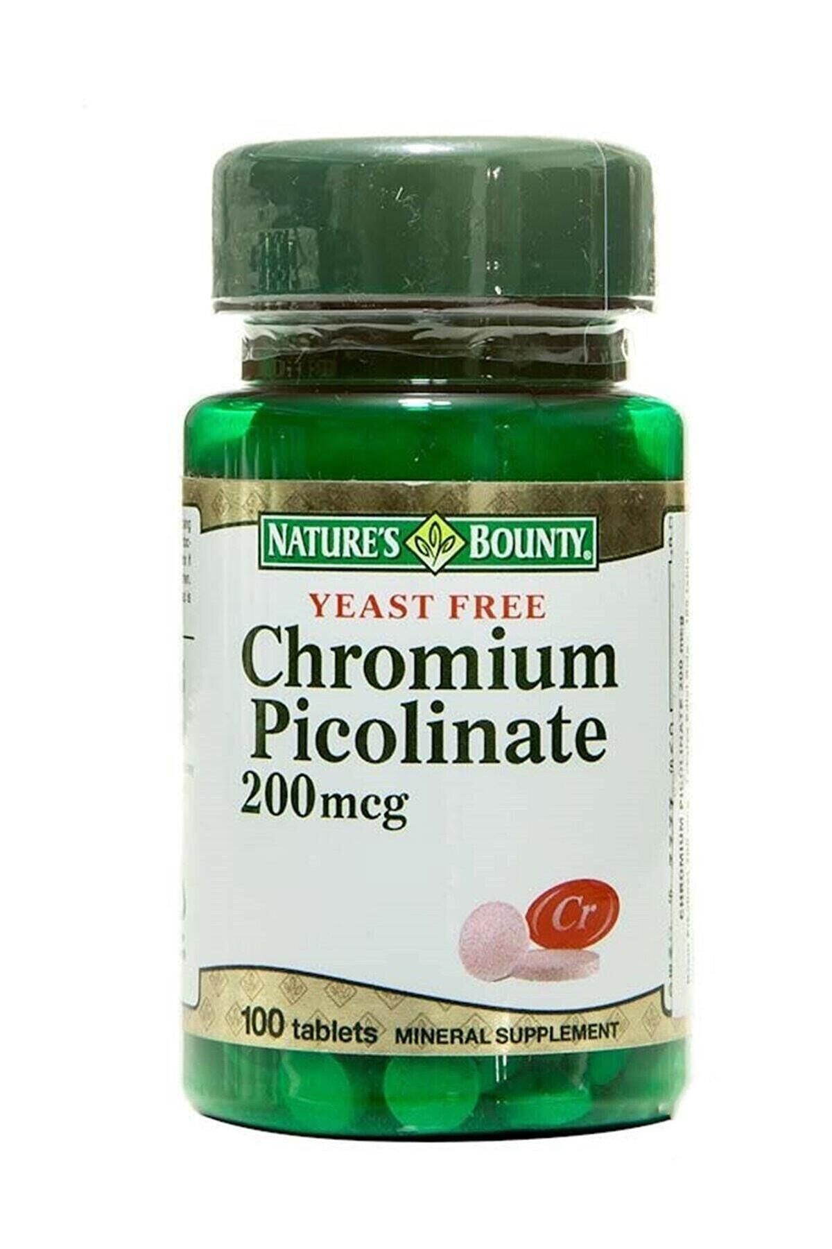Natures Bounty - Chromium Picolinate 200 Mcg 100 Tablet 074312063909