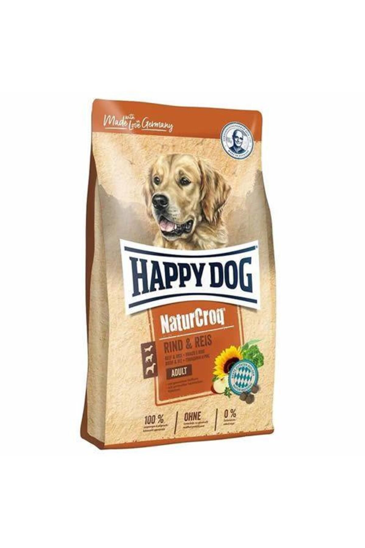 Happy Dog Naturcroq Biftekli Ve Pirinçli Yetişkin Köpek Maması 15kg