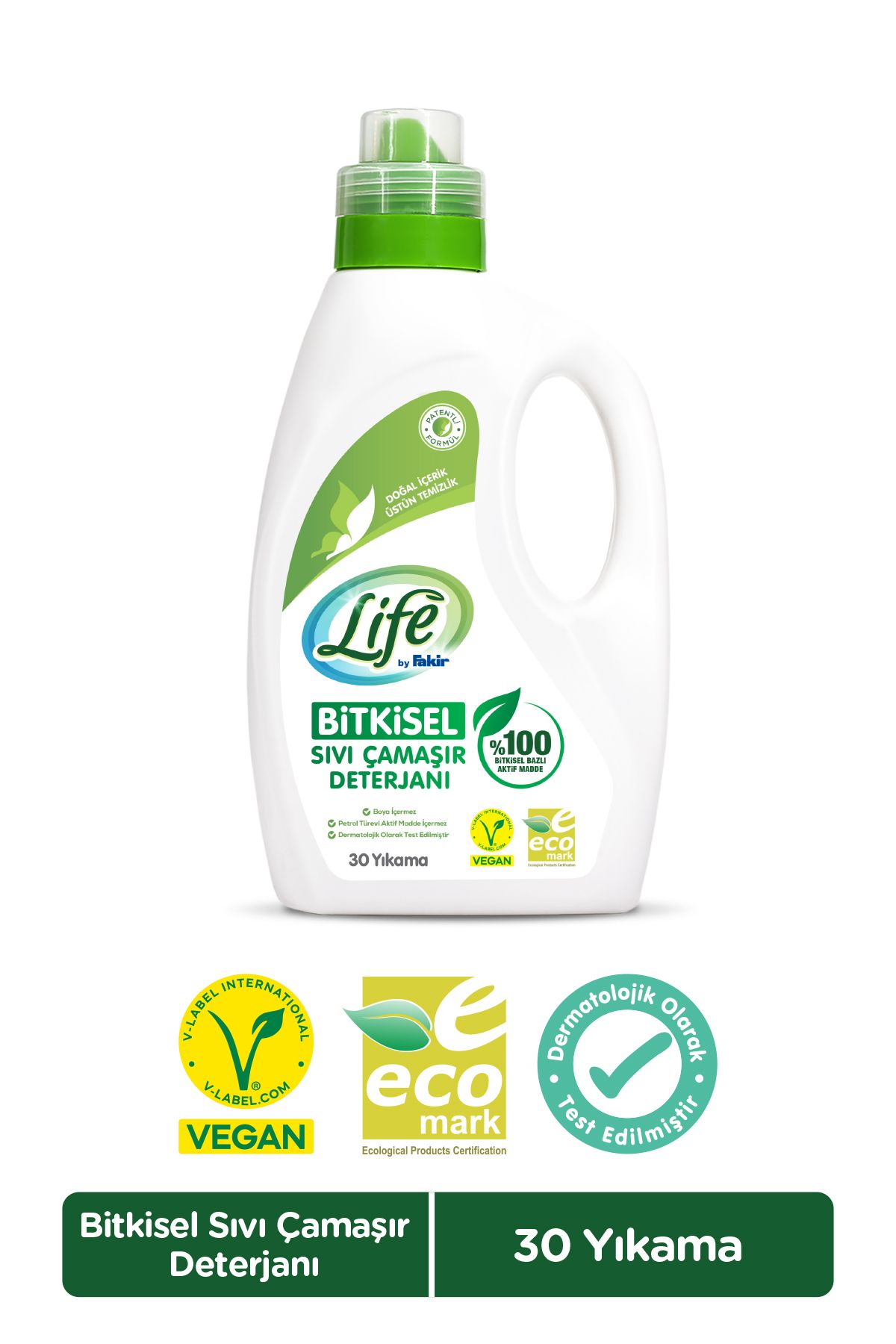 Life By Fakir Bitkisel Bazlı Vegan Sıvı Çamaşır Deterjanı 1500 ml