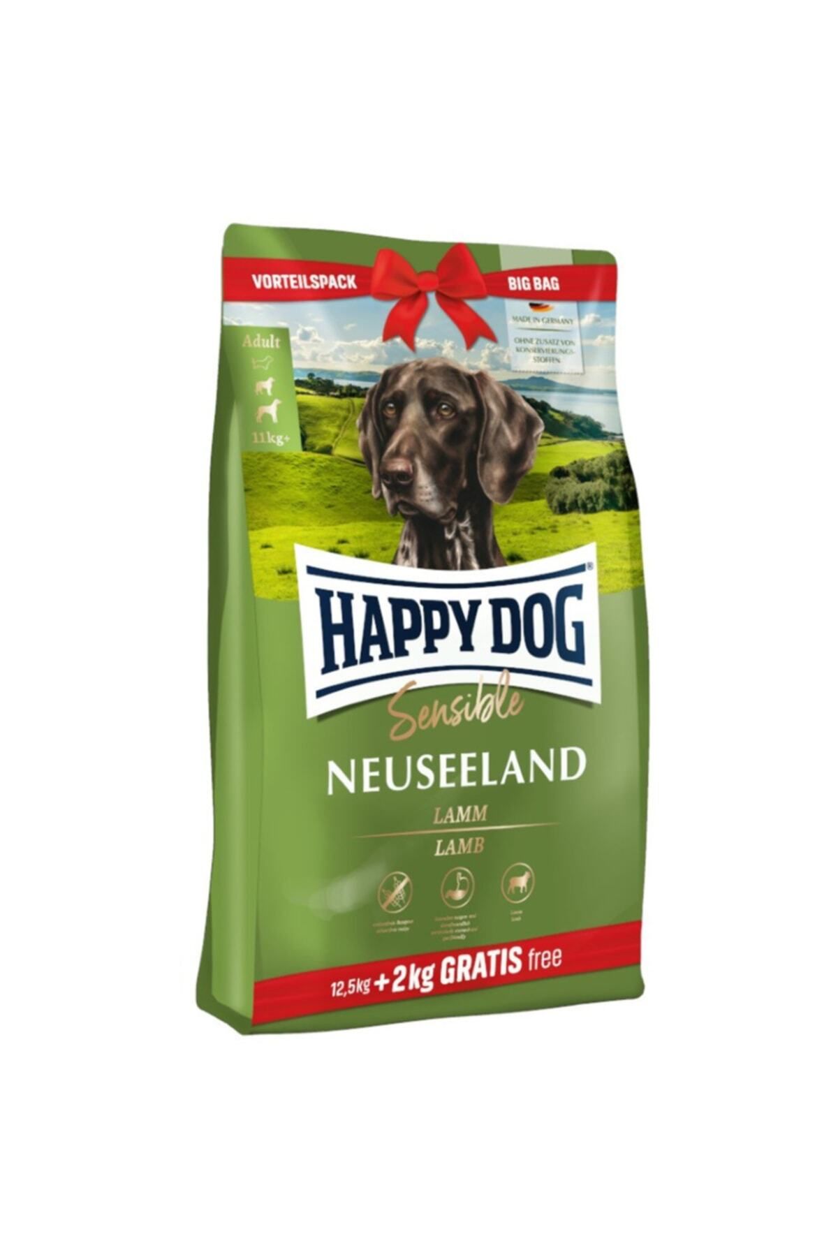 Happy Dog Neuseeland Kuzu Etli Köpek Maması 12.5 2 Kg