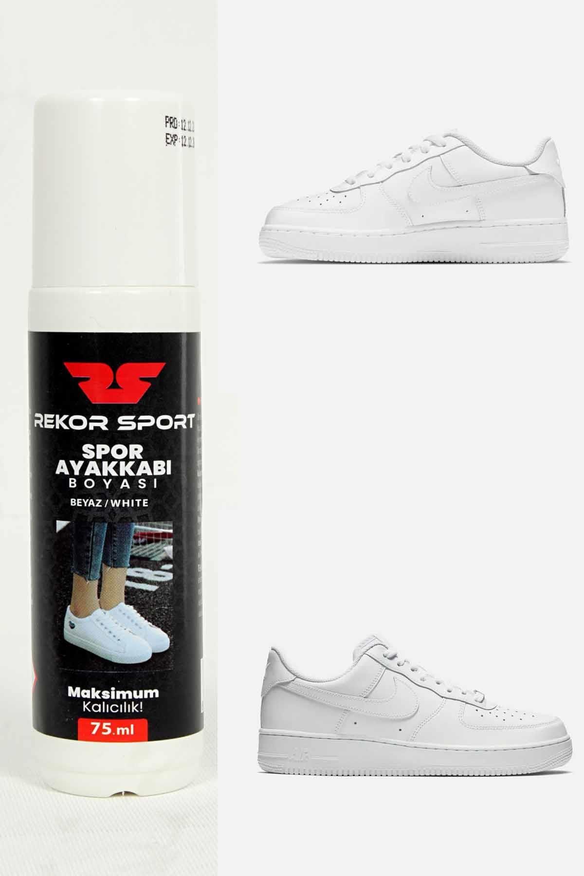 rekorsport Rekor Sport Beyaz Ayakkabı Boyası 75 ml Unisex Beyaz Ayakkabı Boyası RS102102-4