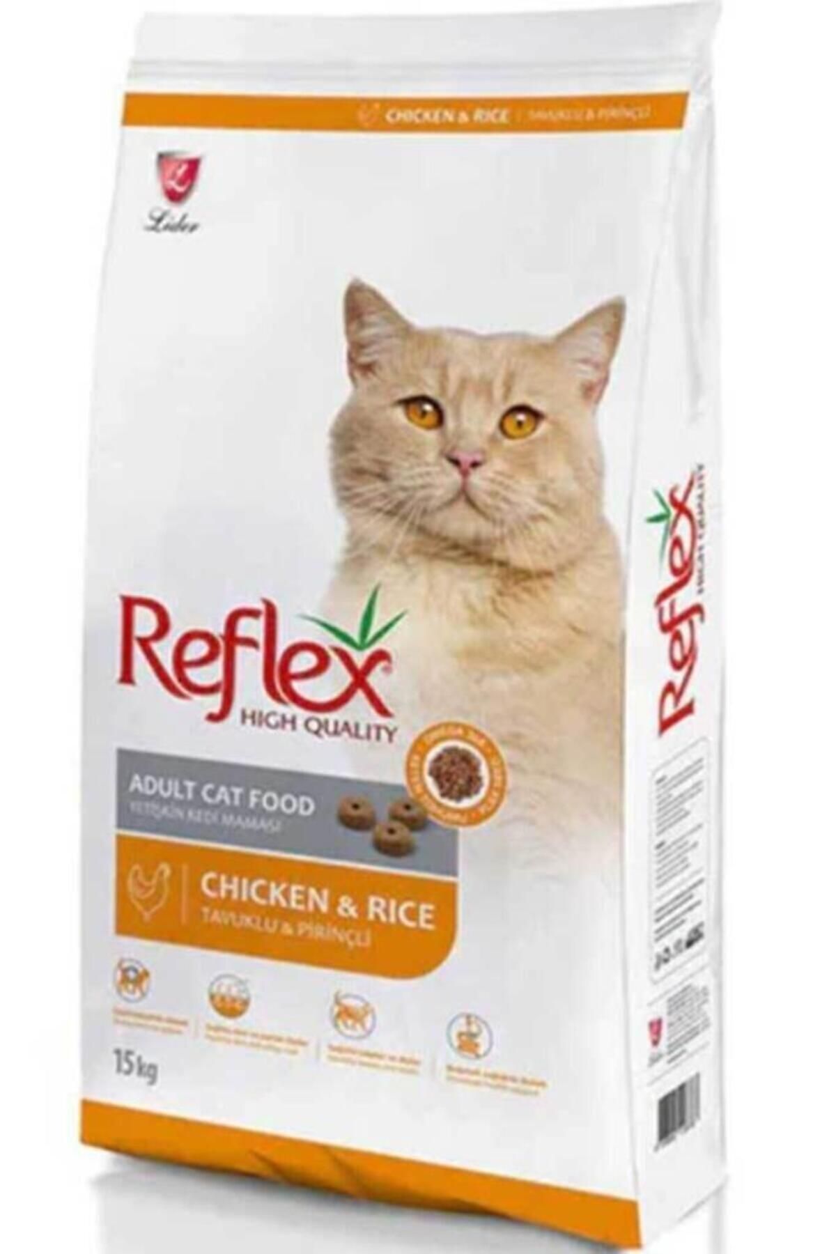 Reflex Tavuklu & Pirinçli Yetişkin Kedi Maması (15KG)