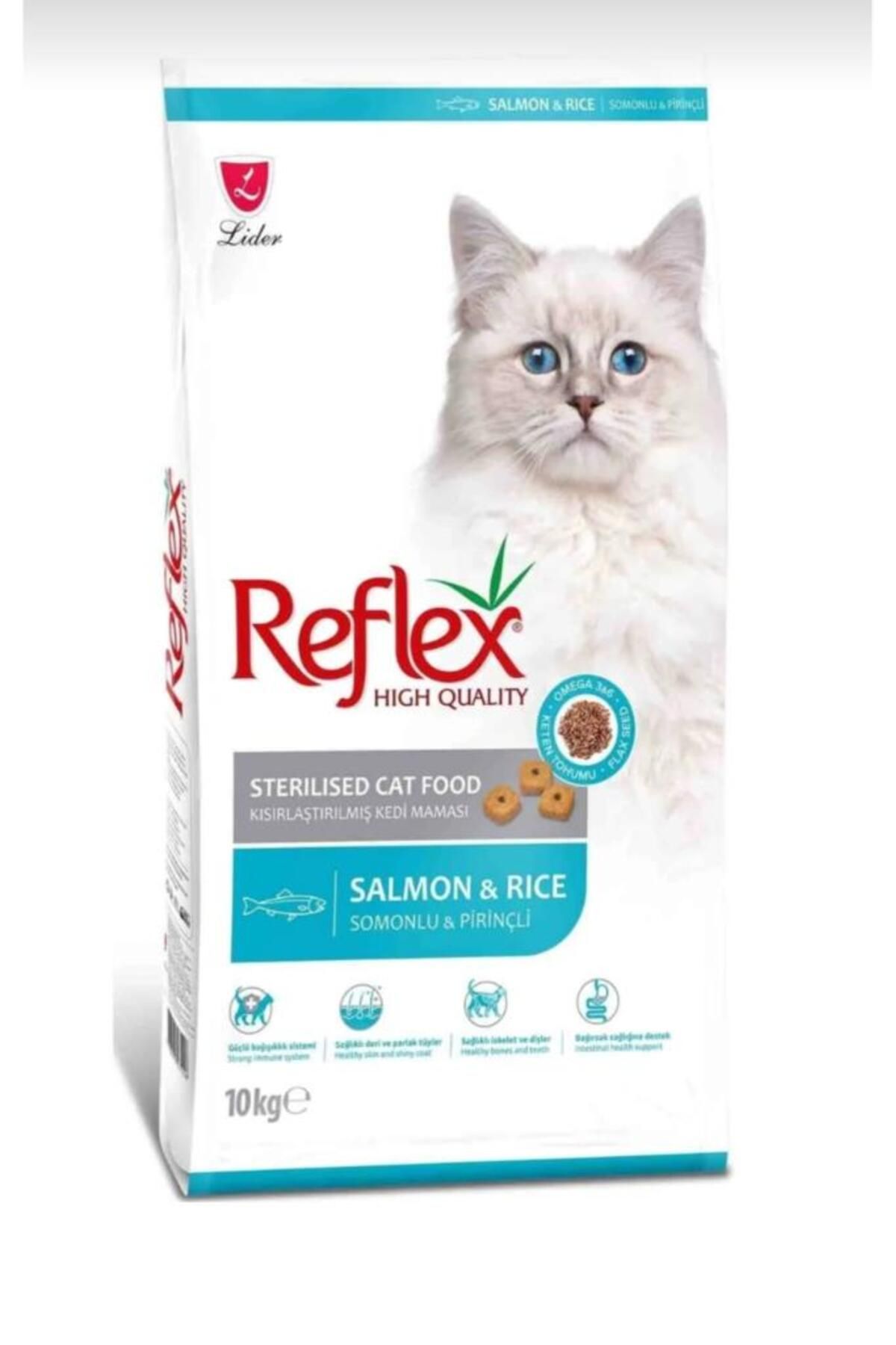 Reflex Somonlu ve Pirinçli Kısırlaştırılmış Kedi Maması 10 Kg