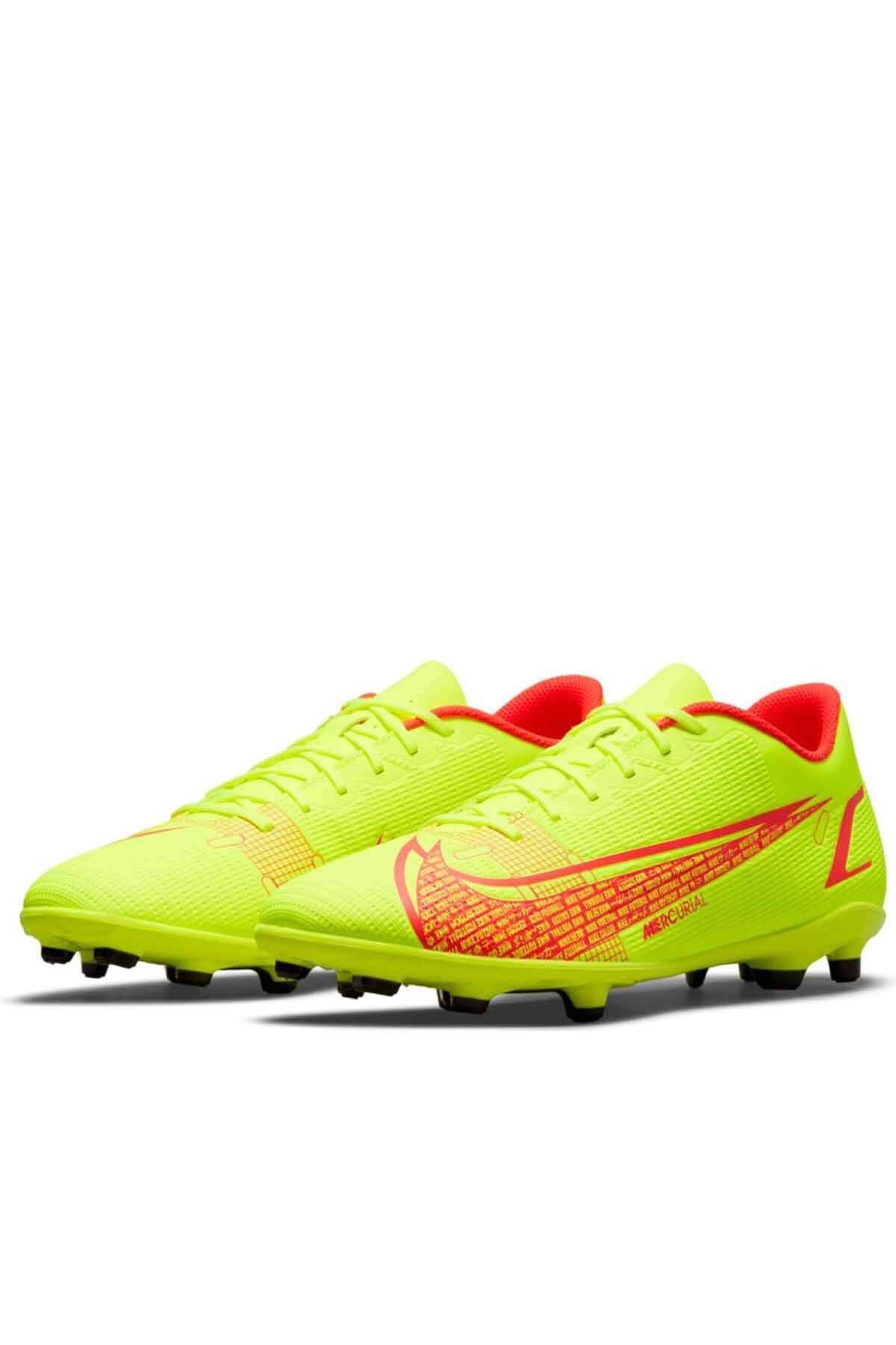 Nike Vapur 14 Tf/ Mg Erkek Krampon Ayakkabı Cu5692-760-sarı