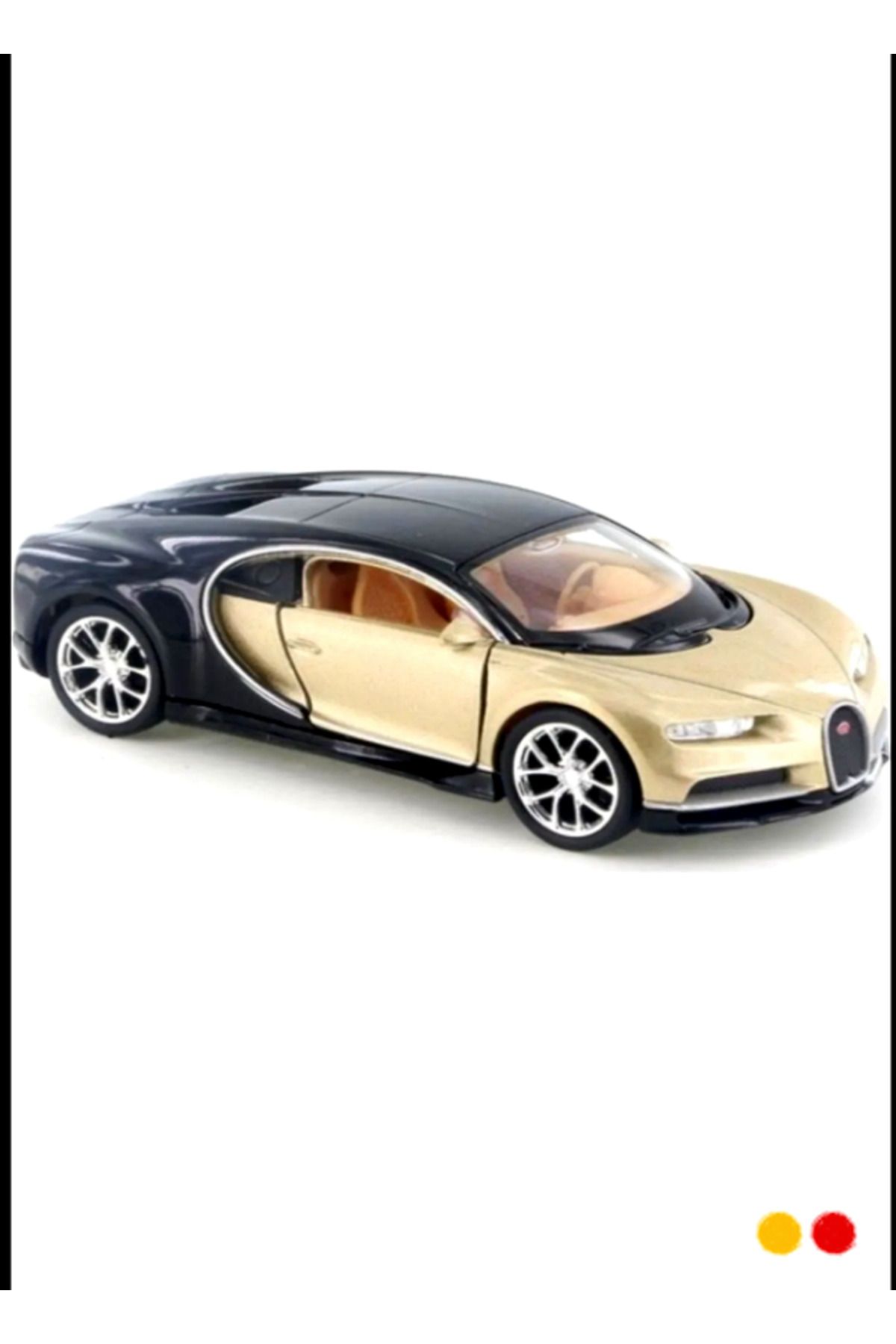 OMZ Lisanslı Bugatti Chiron Çek-bırak Metal Model Araba 1:32 Egitici Oyuncaklar Erkek Cocuk Oyuncak
