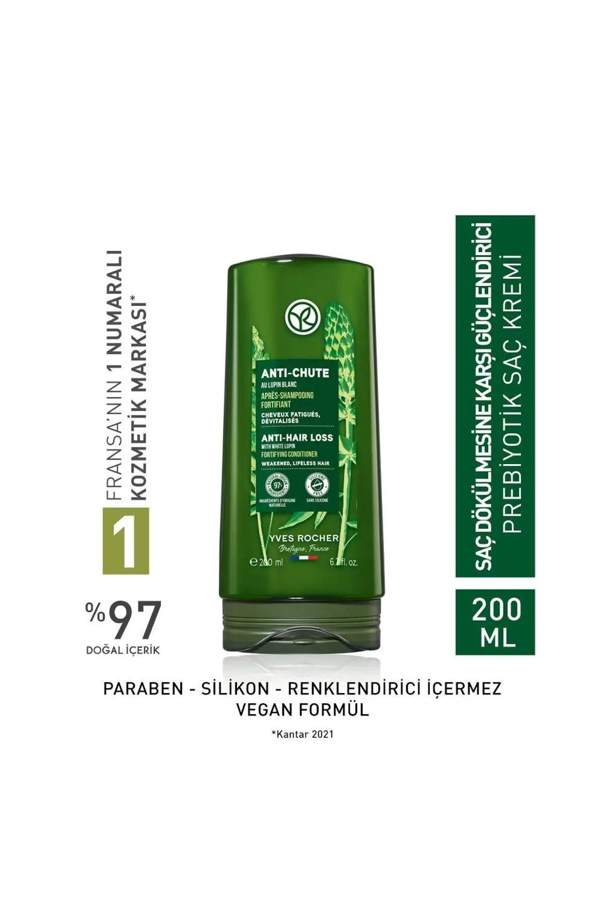 Yves Rocher Normal/Kuru Saçlar İçin (Doucer) Besleyici Kolay Tarama Şampuanı 300 ml