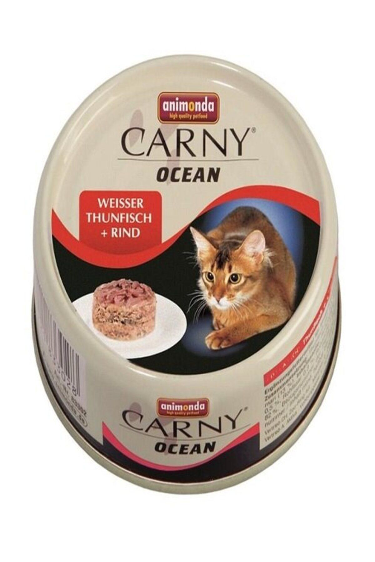 Animonda Carny Ocean Ton Ve Sığır Etli Kedi Konservesi 80 gr