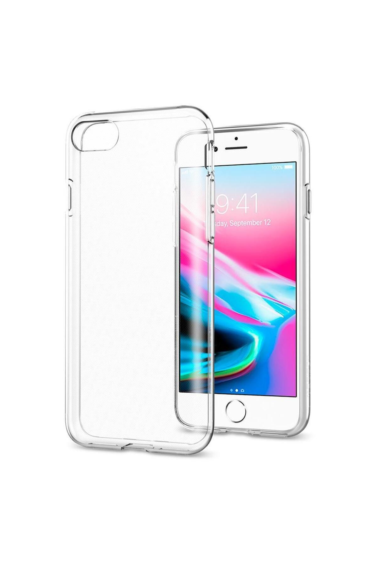 Spigen iPhone SE (2022 / 2020) / iPhone 8 / iPhone 7 Kılıf Liquid Crystal Crystal Clear – 042CS20435