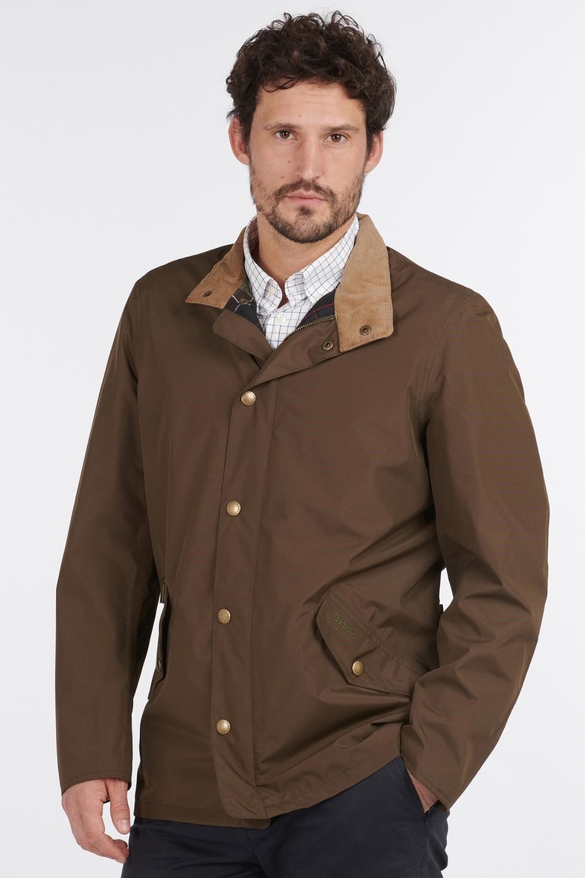 Barbour Spoonbill Waterproof Jacket MWB0541 819 in Jersey at GBP 333 Rating 5