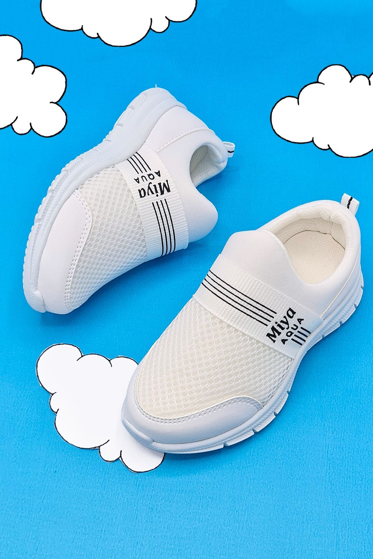 StWenn Tedy Garantili Unisex Çocuk Bağcıksız Rahat Esnek Günlük Sneaker Spor Ayakkabı