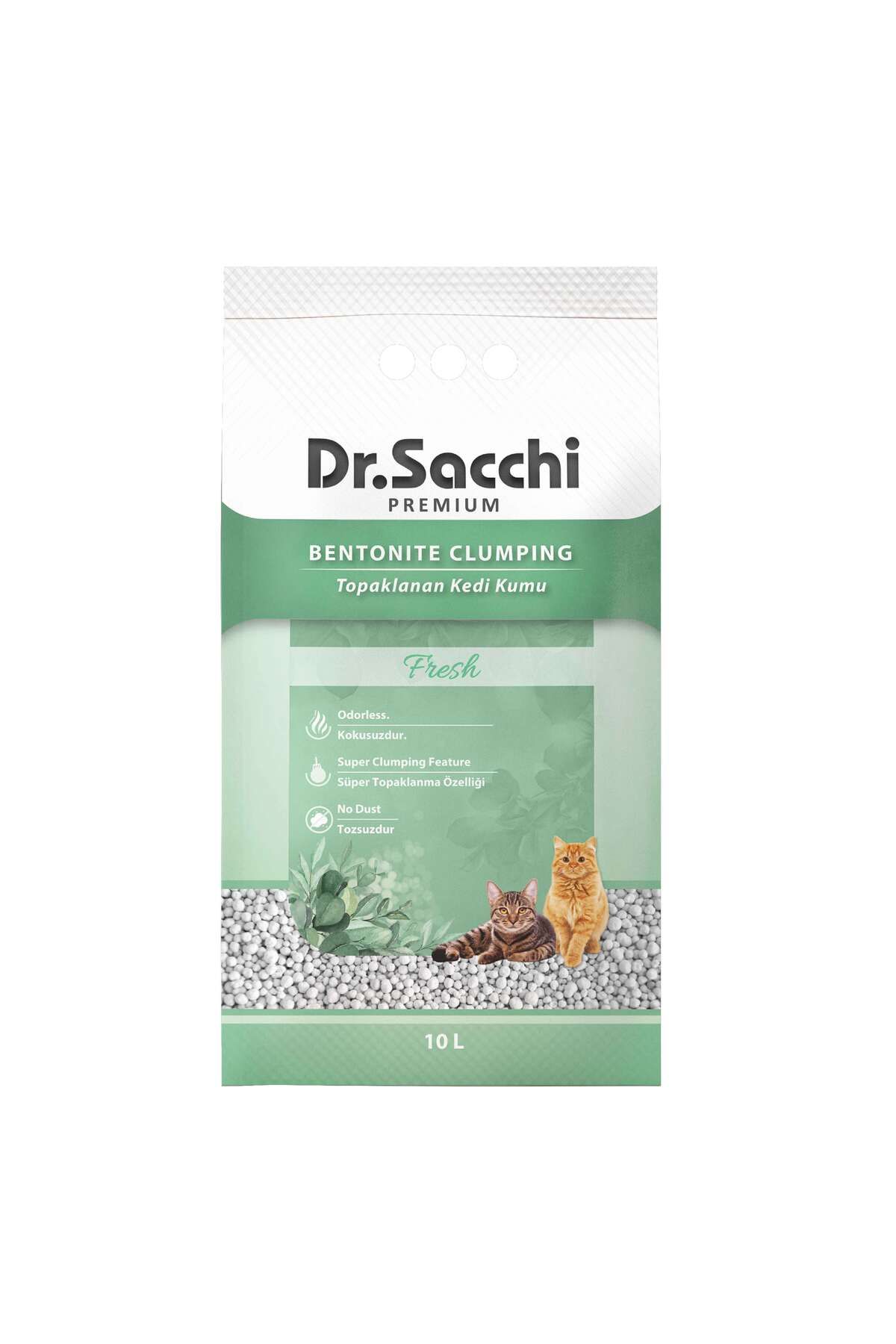 Dr. Sacchi Dr Sacchi Fresh Bentonit Kedi Kumu 10lt