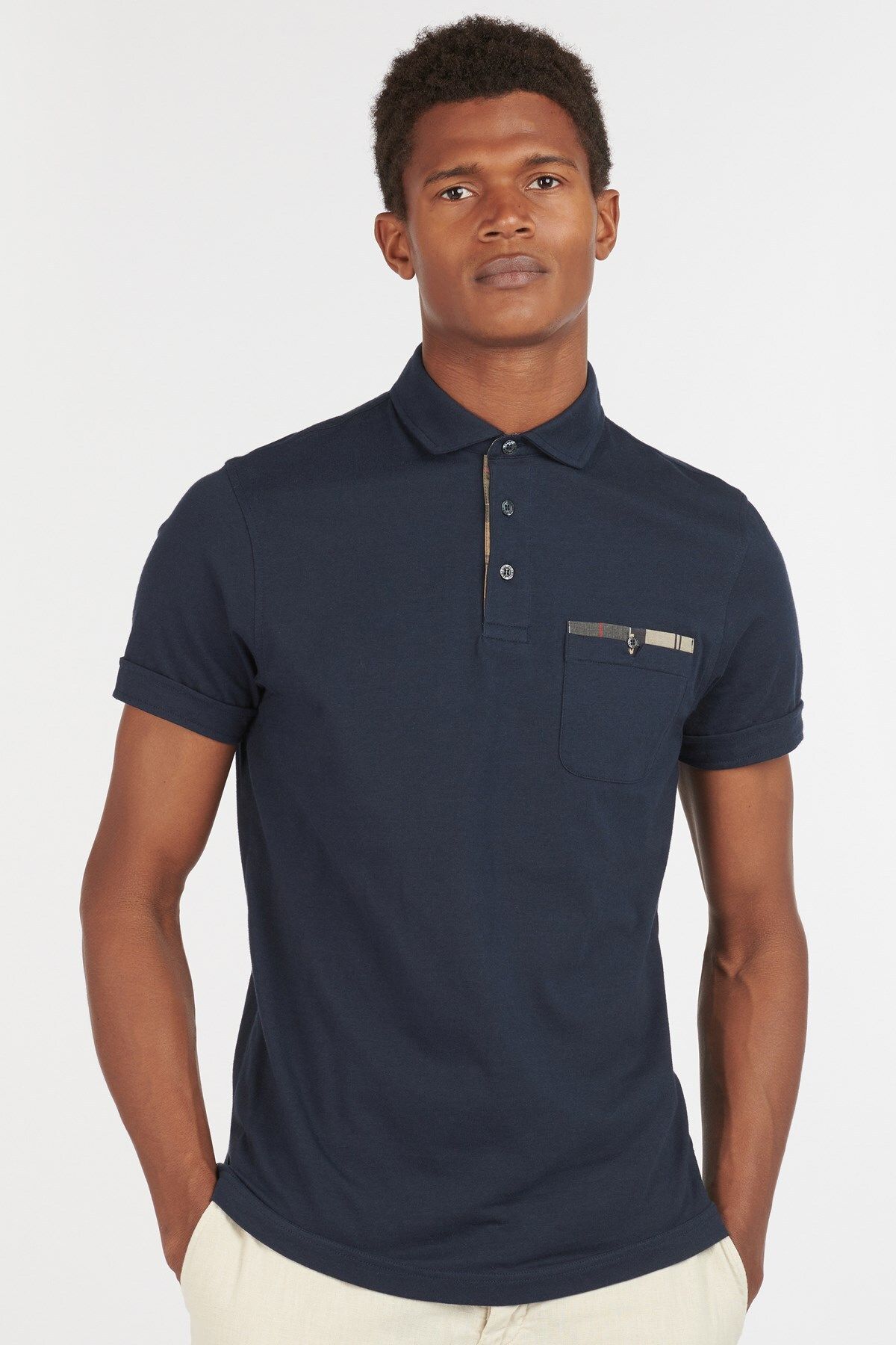 Barbour Corpatch Polo Yaka Ny31 Navy