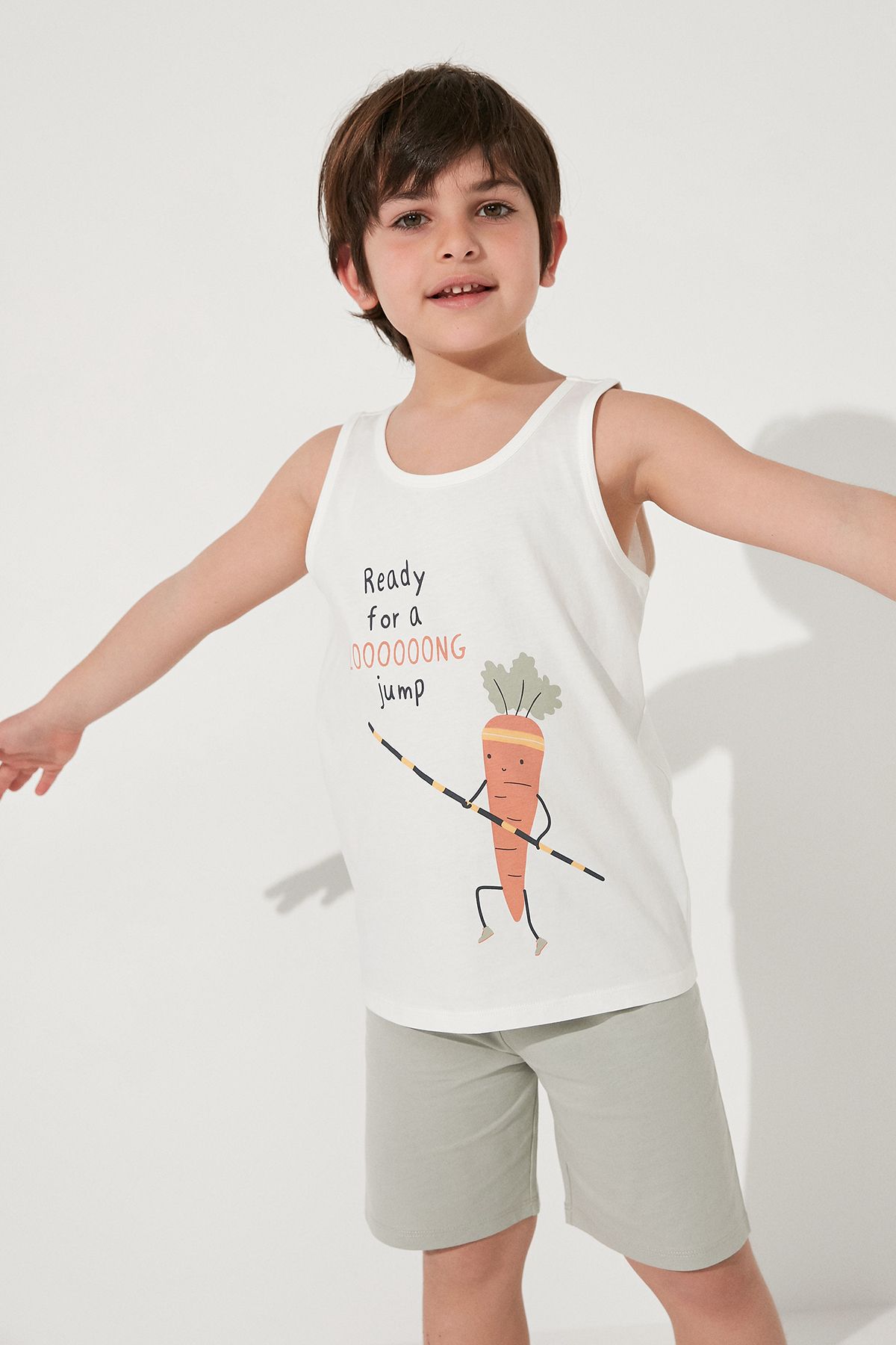 Penti Erkek Çocuk Veg-t Long Jump 2li Pijama Takımı