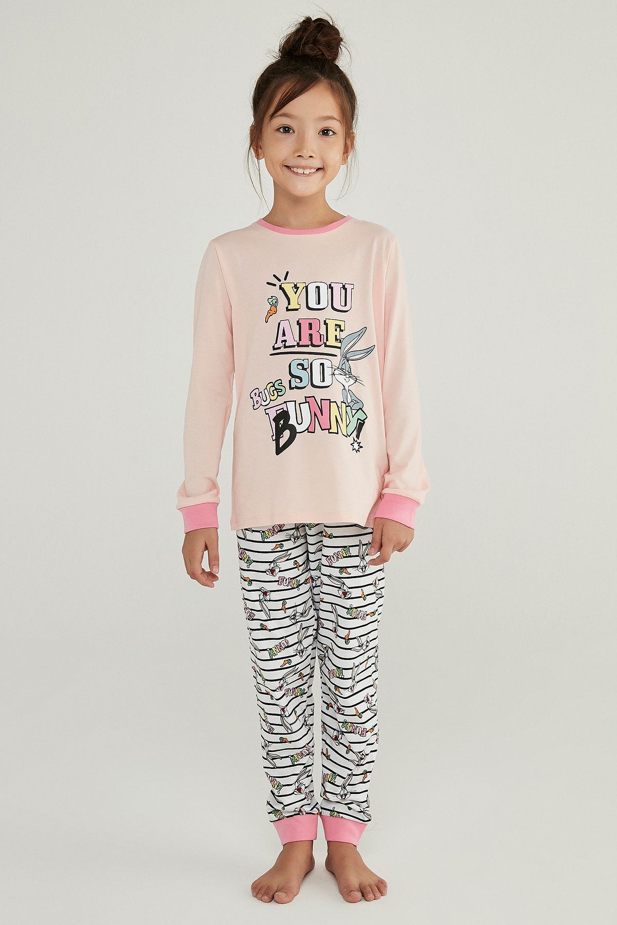 Penti Kız Çocuk Bugs Bunny 2li Pijama Takımı
