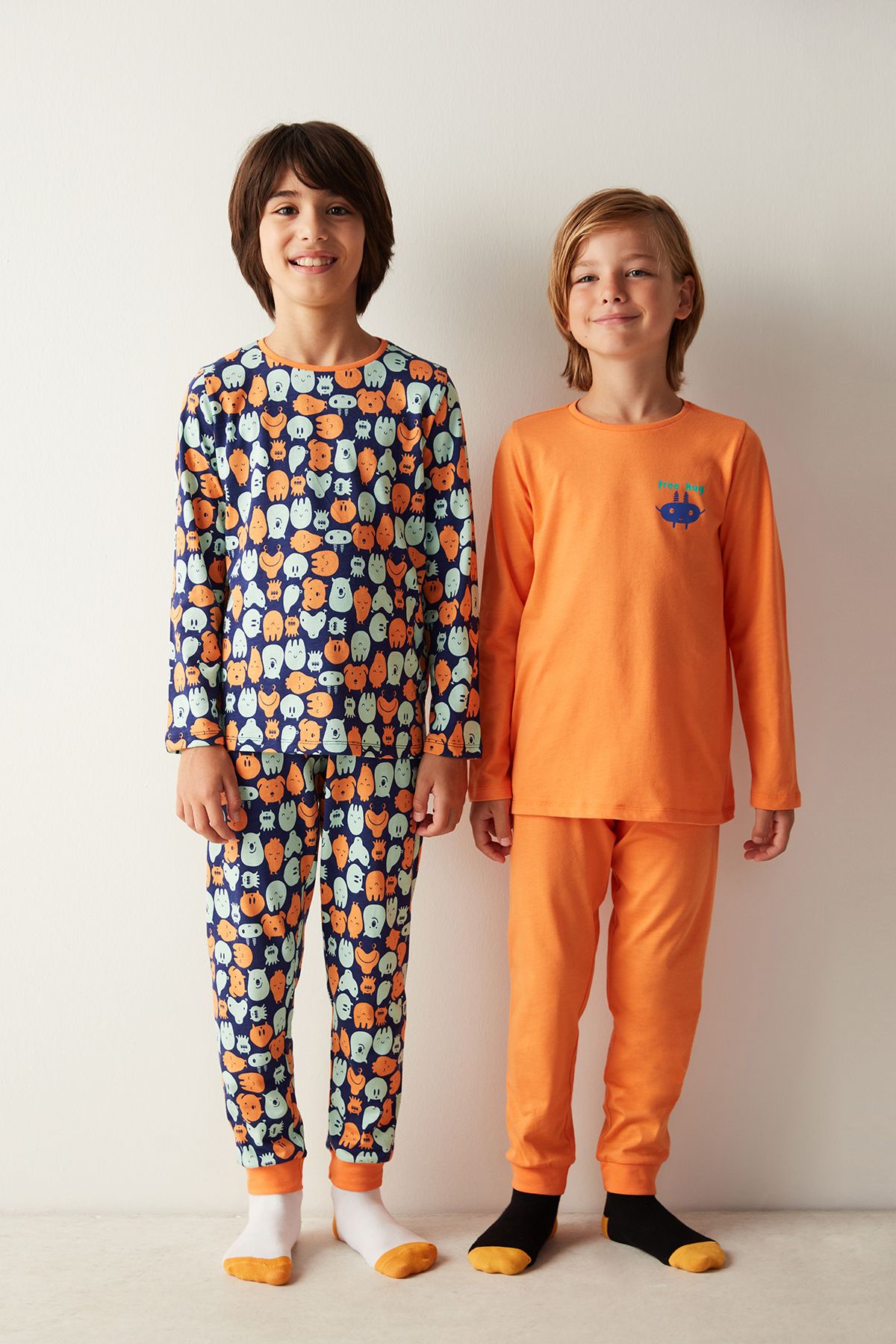 Penti Erkek Çocuk Hug Monster CK Uzun Kollu 2'li Pijama Takımı